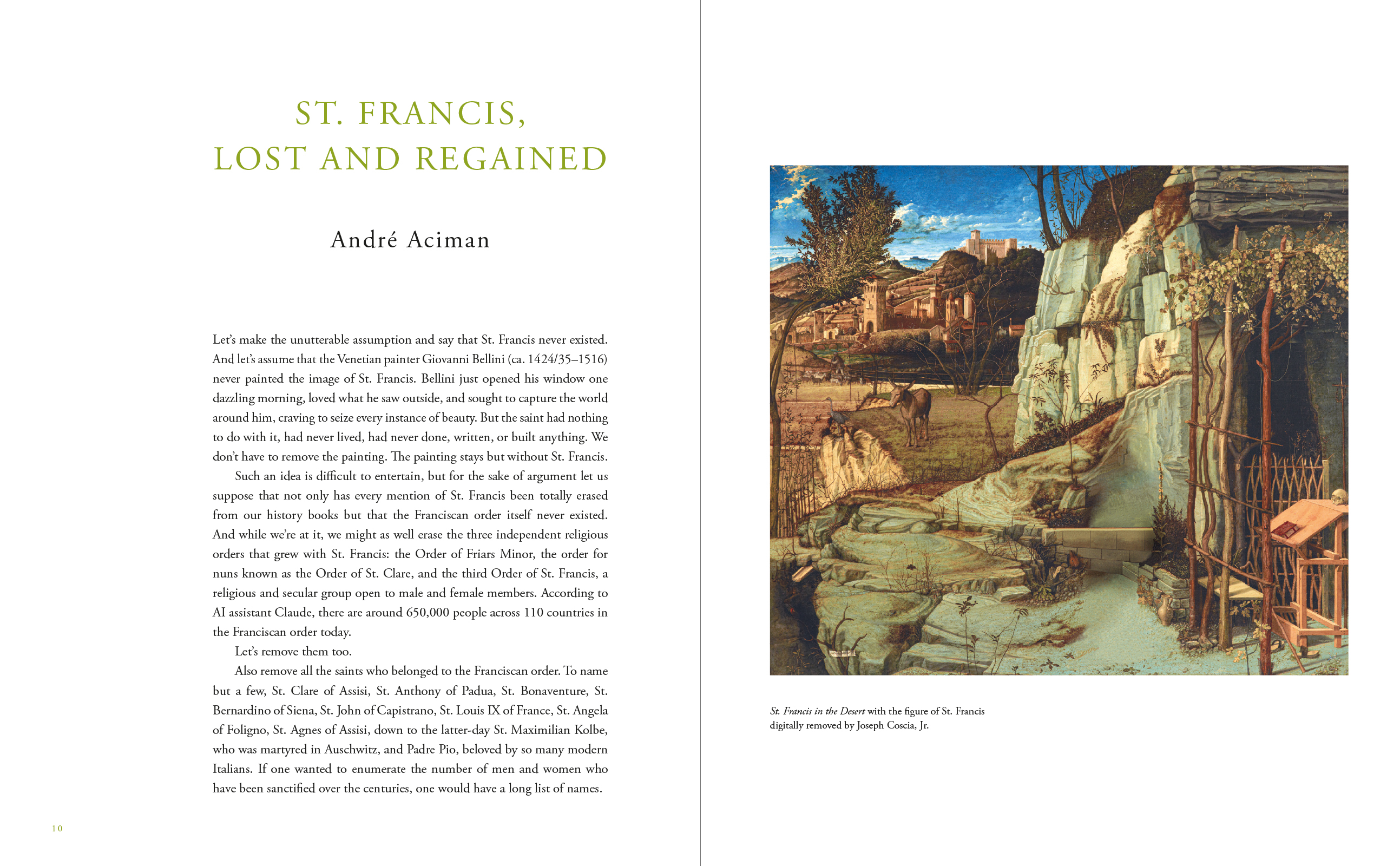 Bellini's St. Francis in the Desert