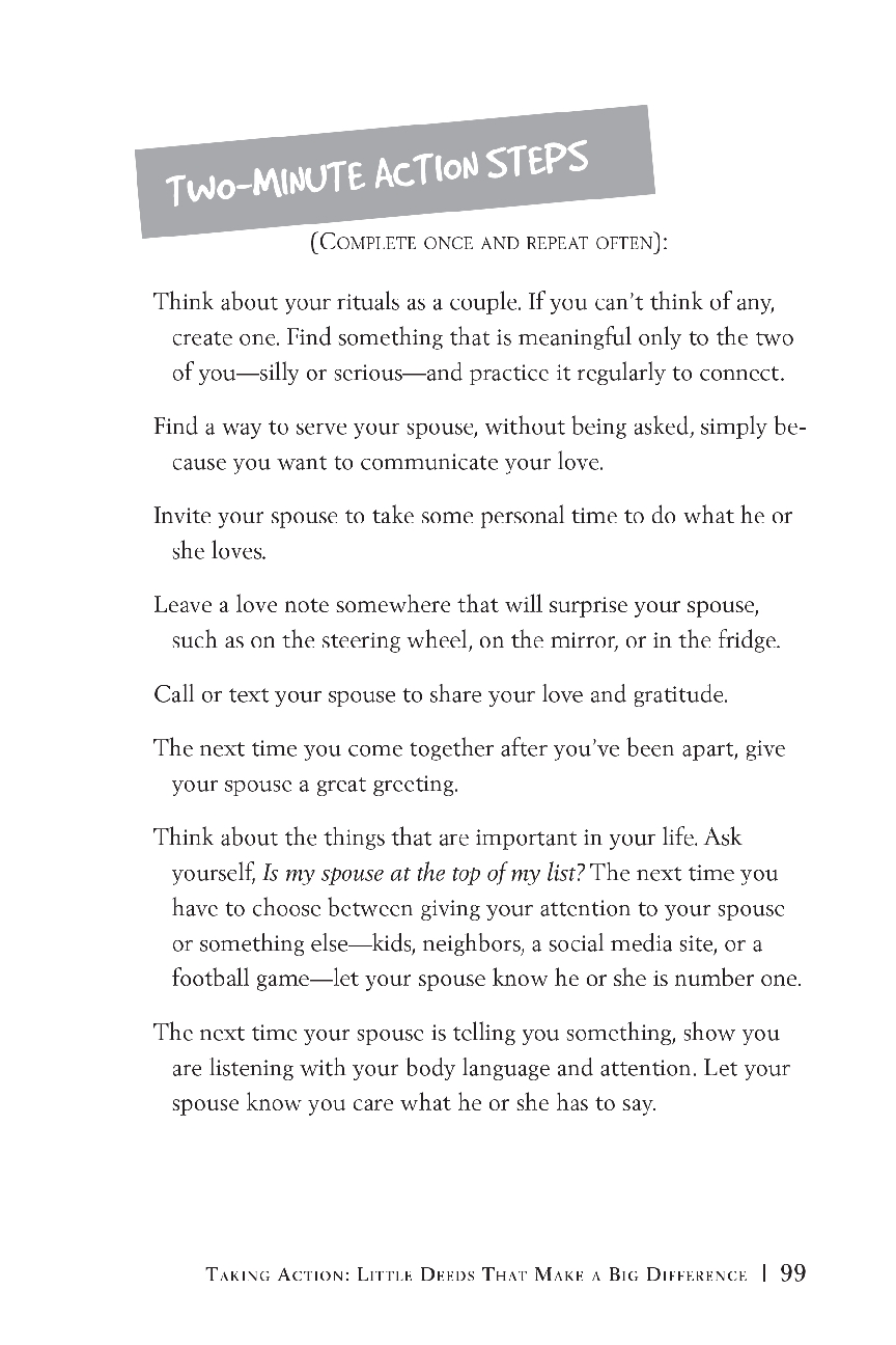 The Two-Minute Secret to Staying in Love