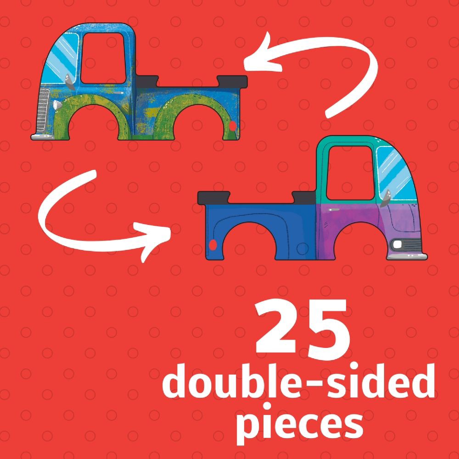 Mix & Match Puzzle: Silly Trucks