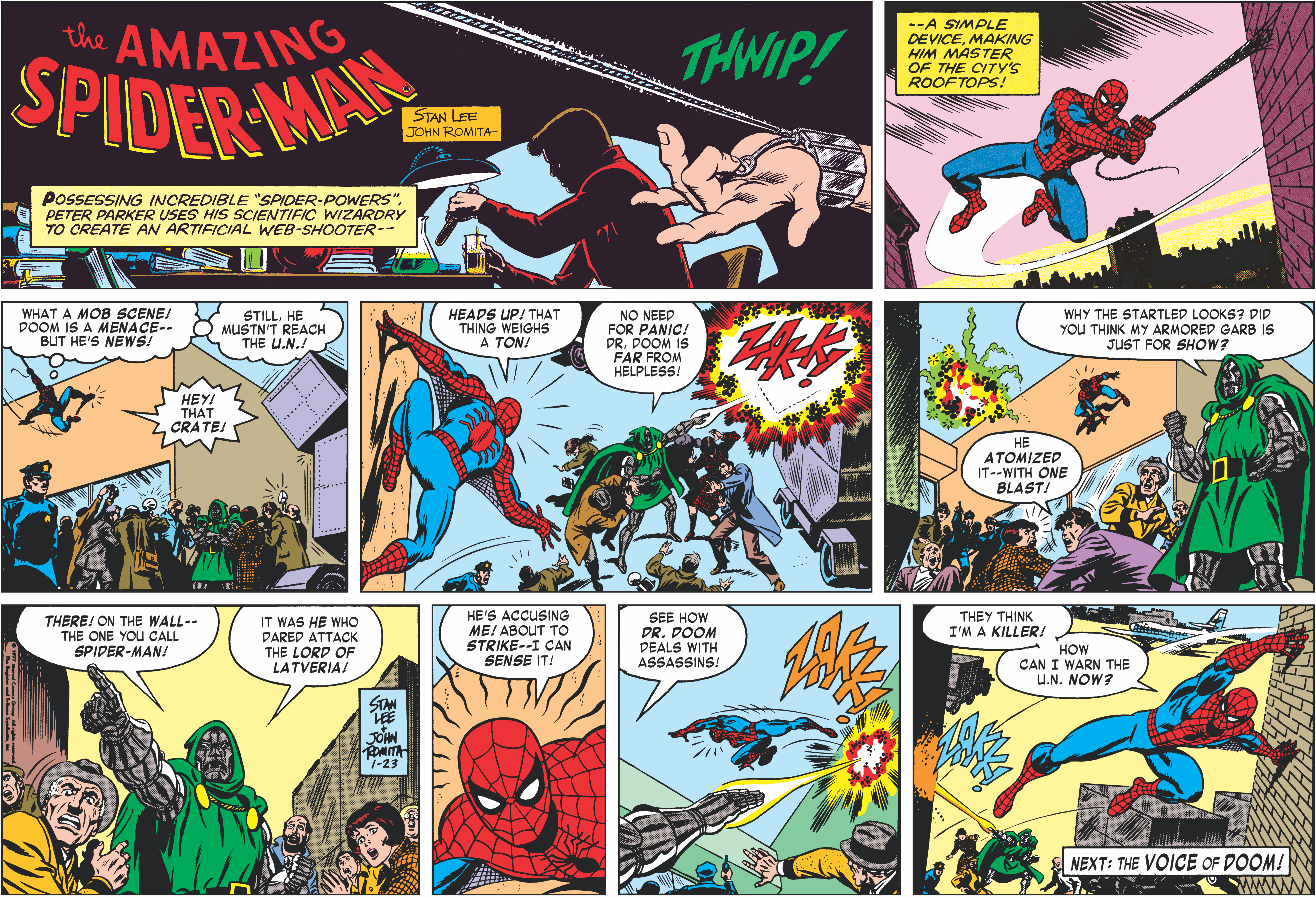 Amazing Spider-Man Classic Newspaper Comics - 1977