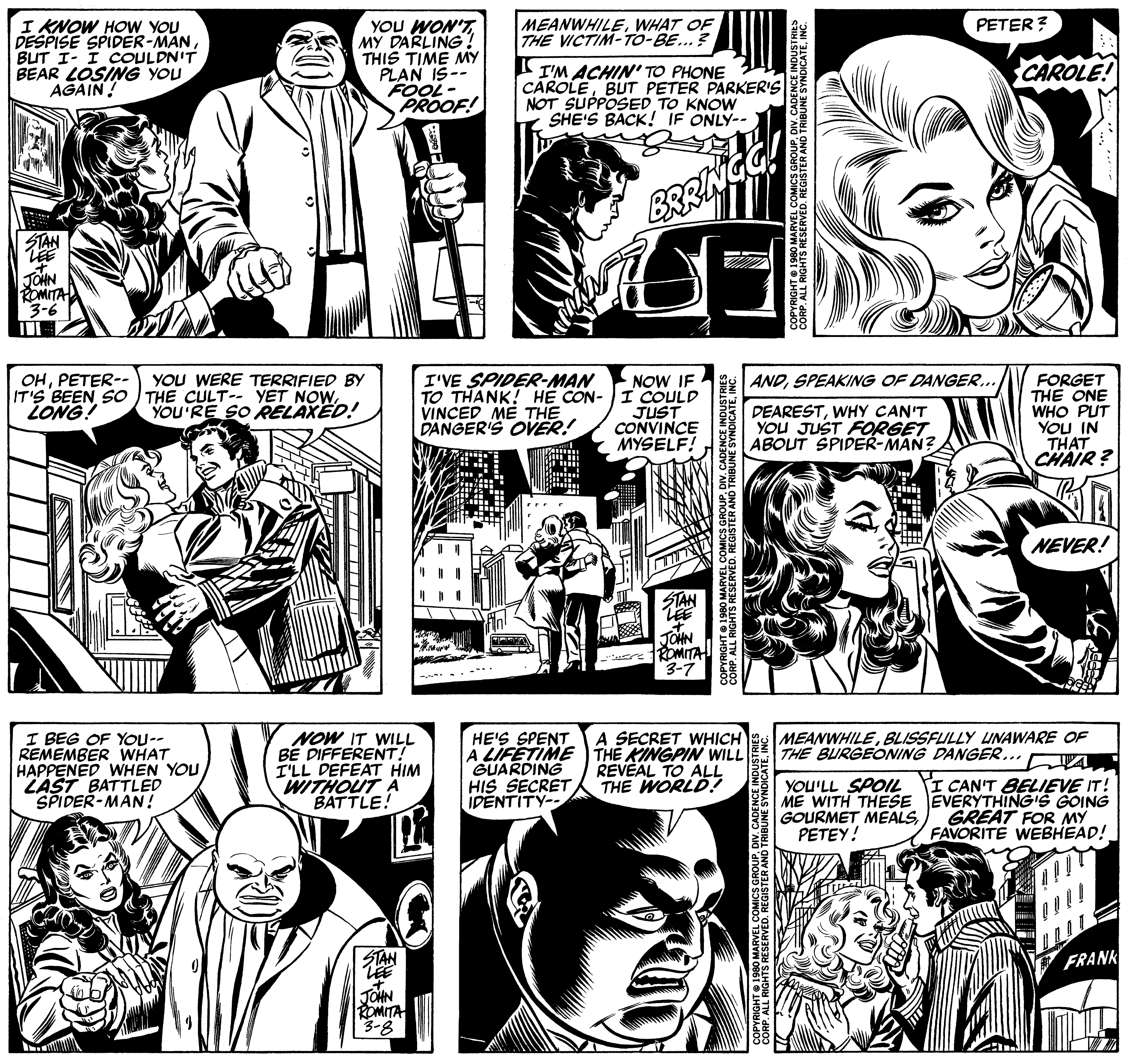 The Amazing Spider-Man Classic Newspaper Comics - 1980