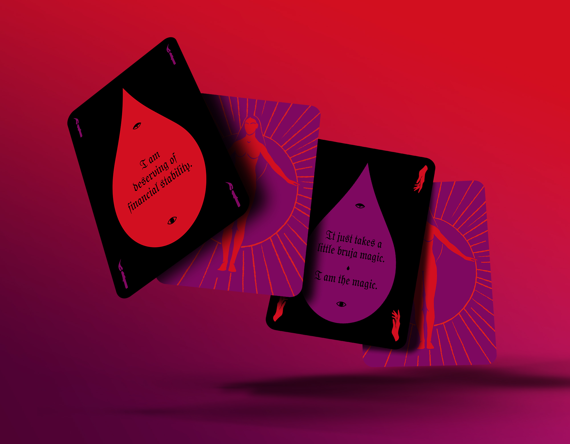 The Goddess of Filth Affirmation Deck