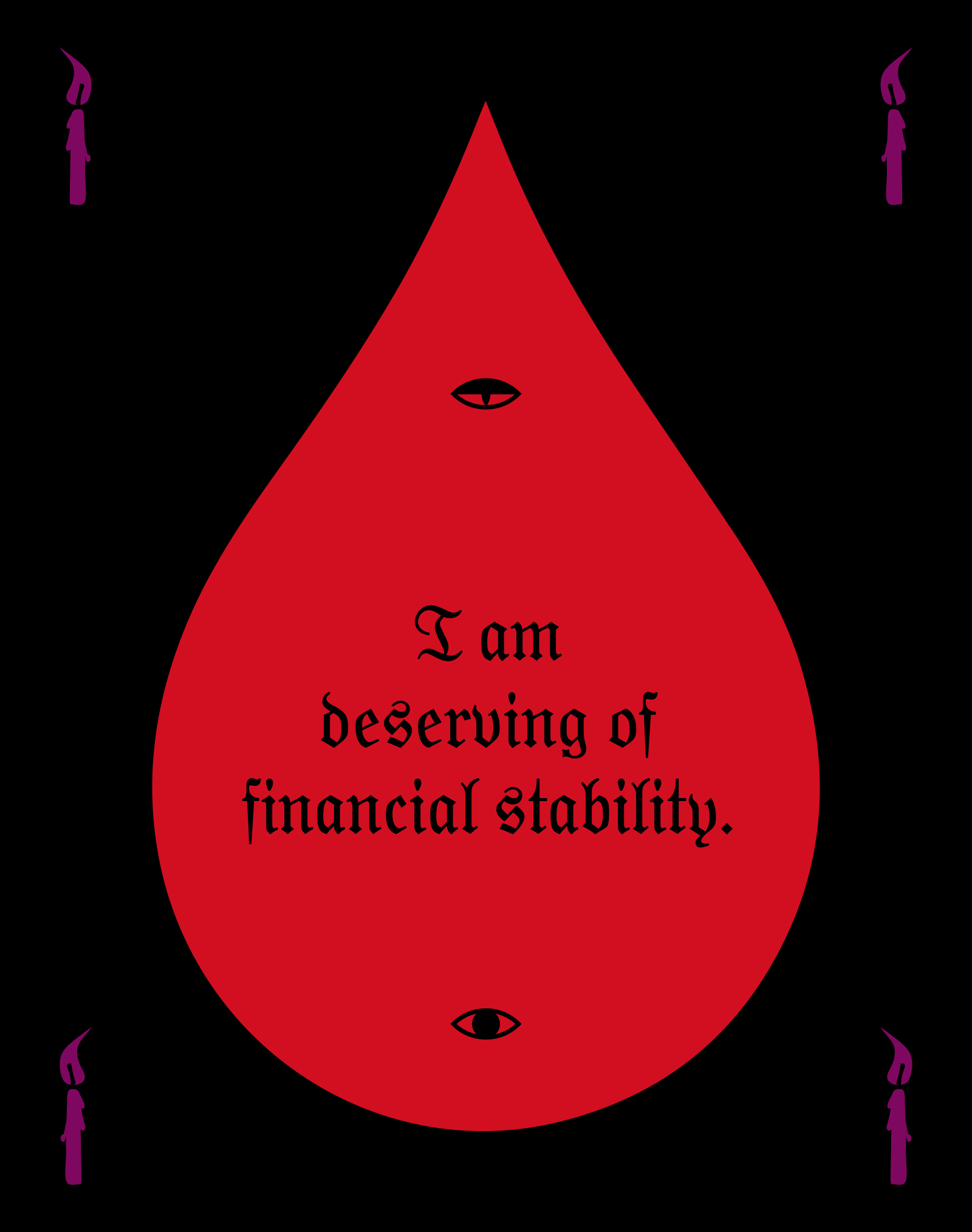 The Goddess of Filth Affirmation Deck