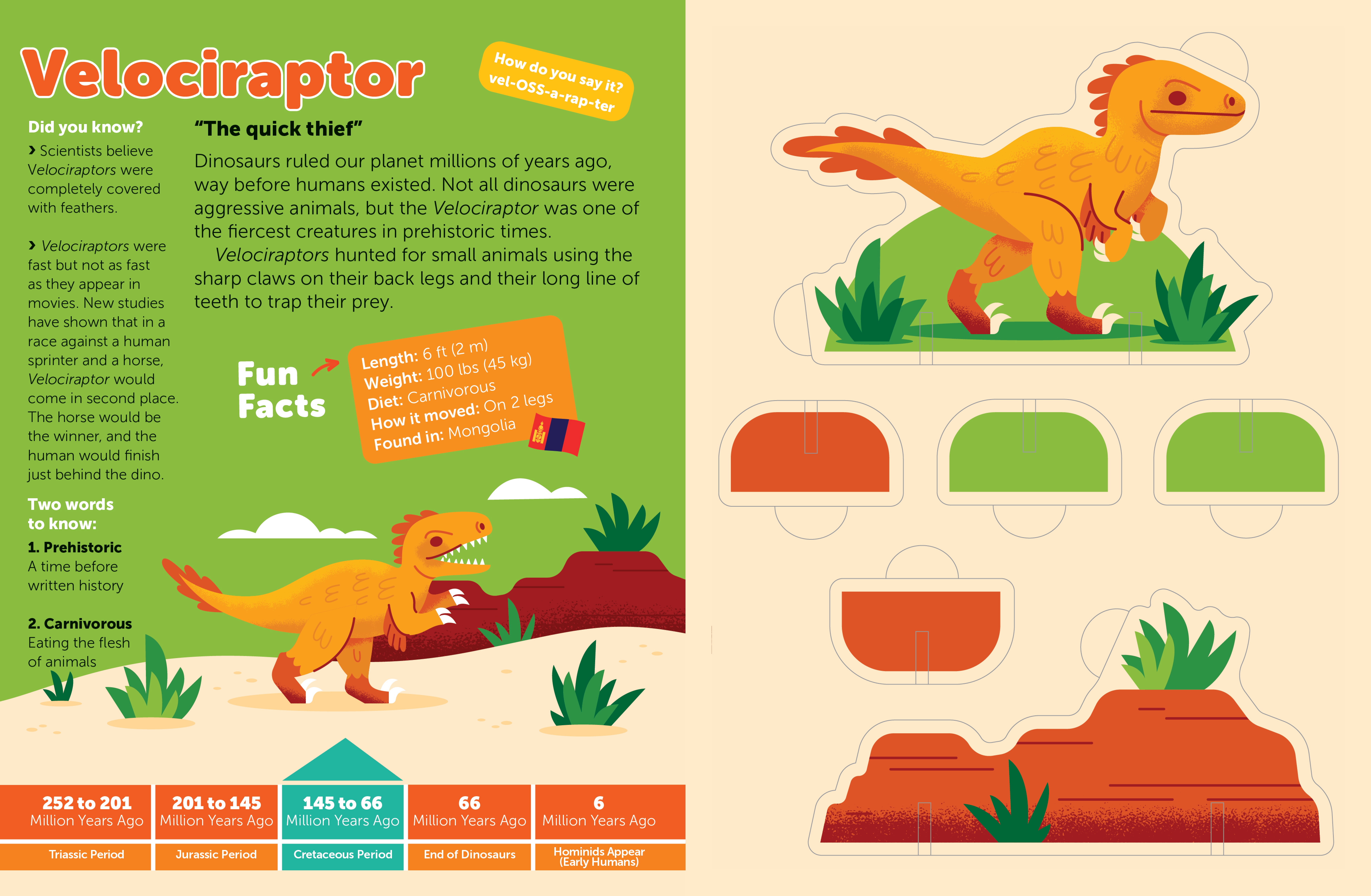 Pop Out Dinosaurs