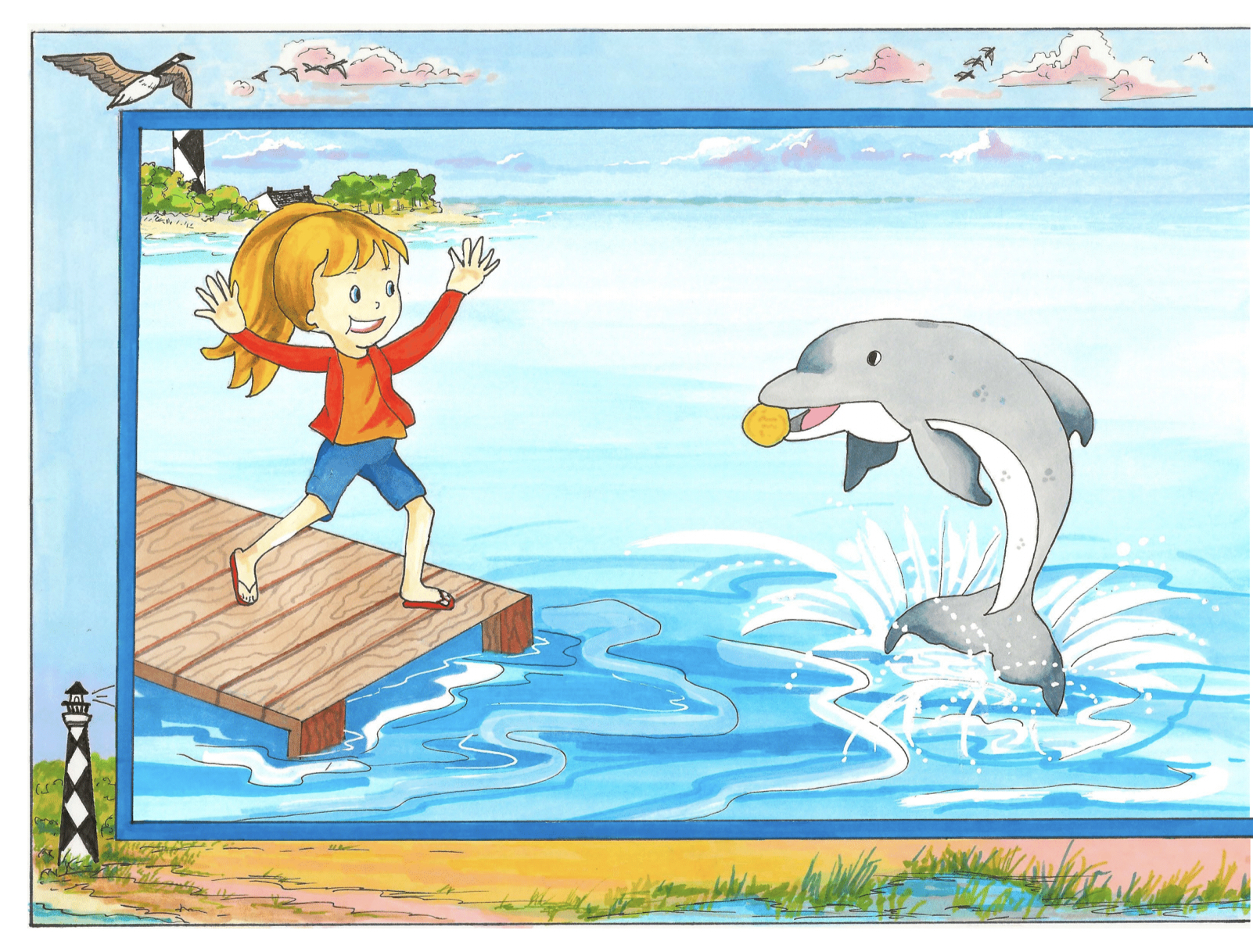 Nell and the Baby Dolphin
