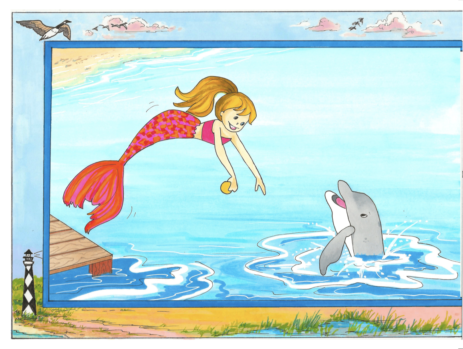 Nell and the Baby Dolphin