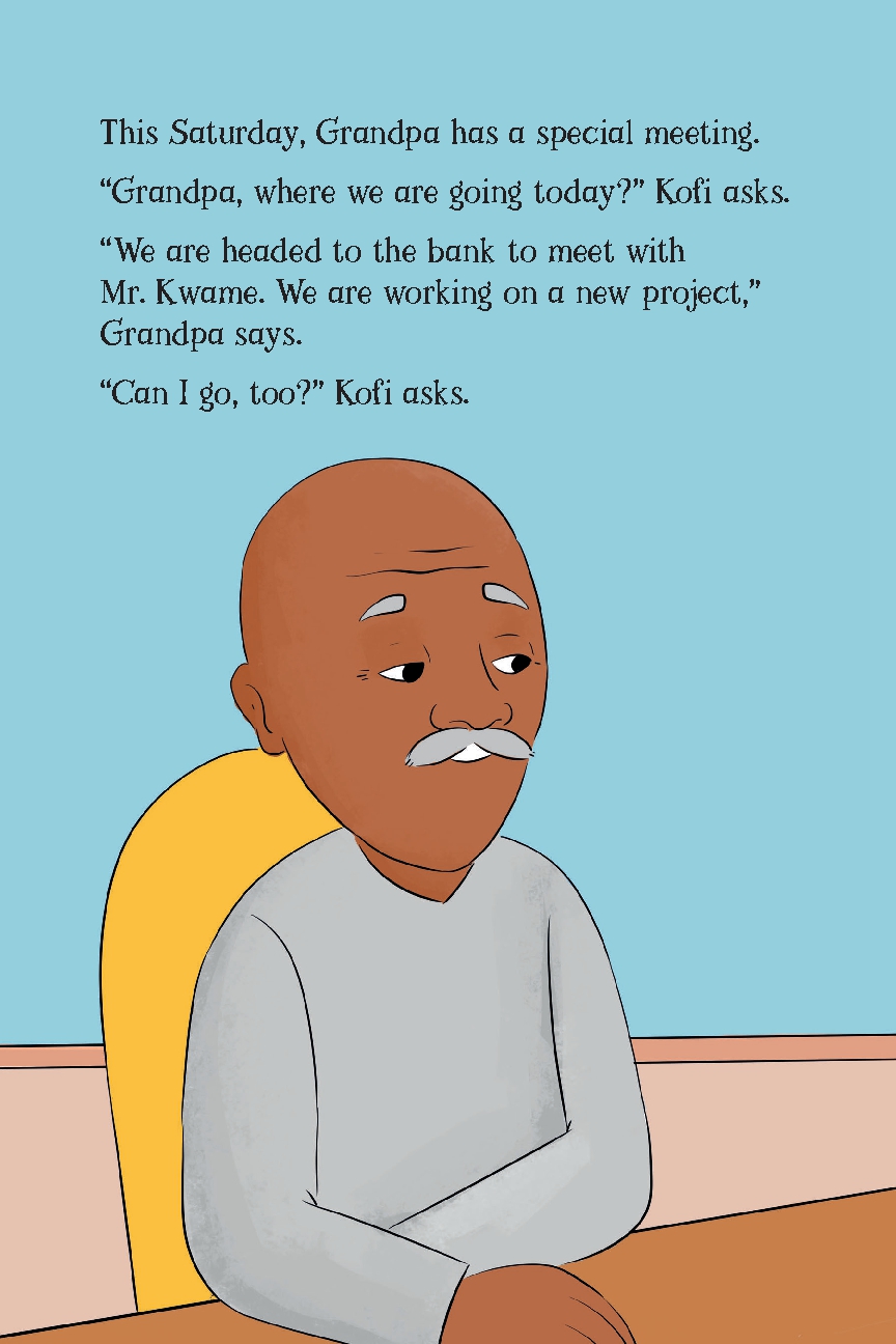 Kofi Goes to the Bank