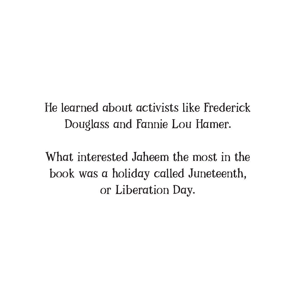 Jaheem's First Juneteenth