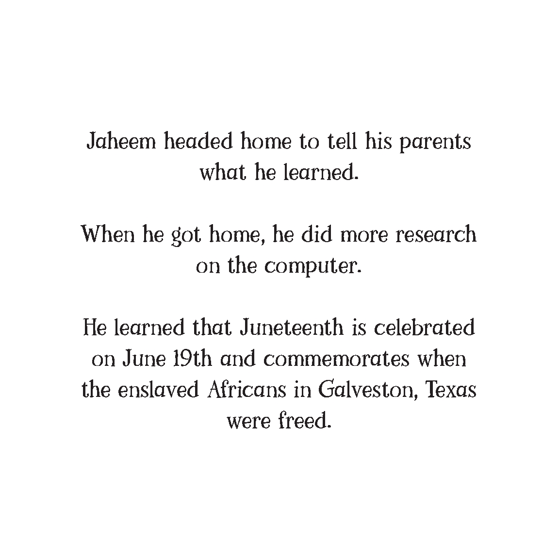 Jaheem's First Juneteenth