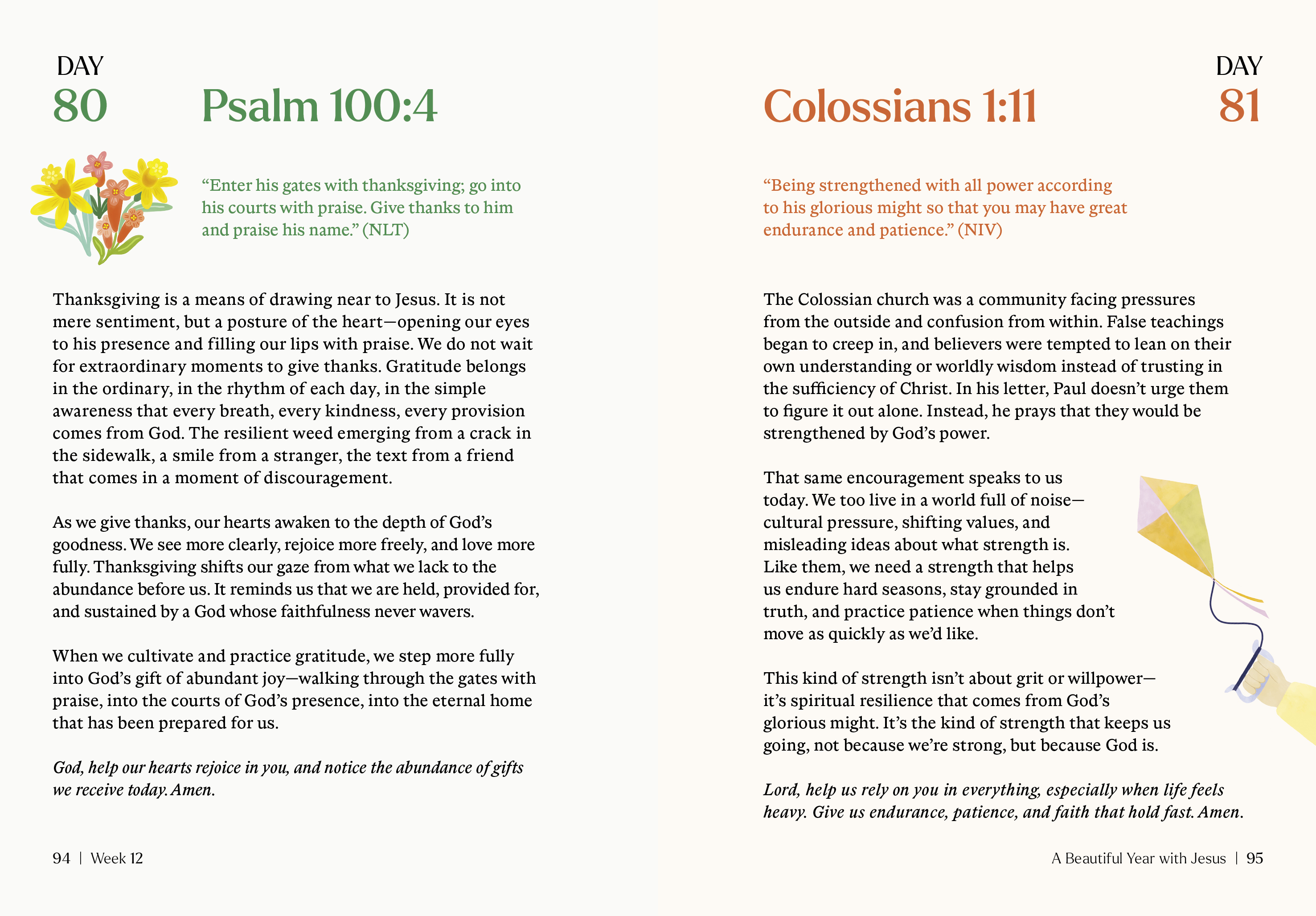 A Beautiful Year with Jesus (SC)