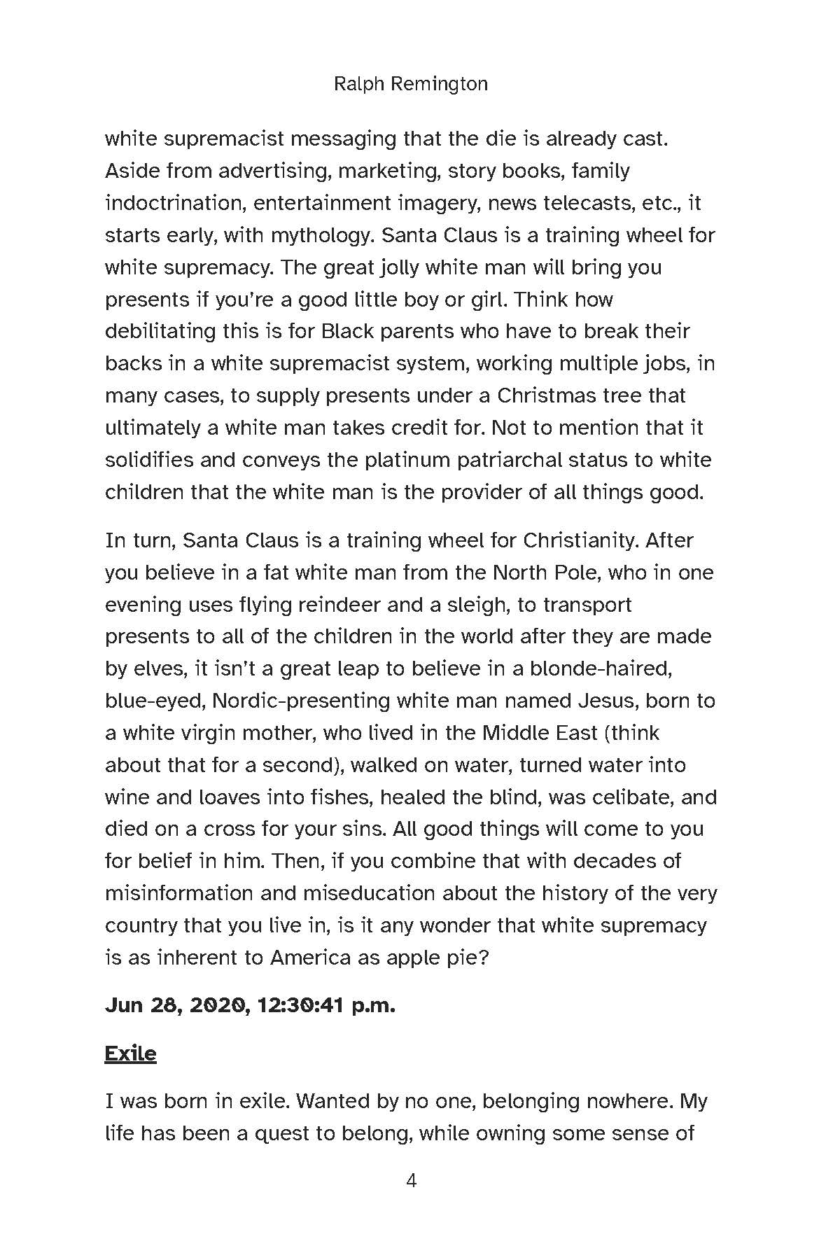 Penetrating Whiteness