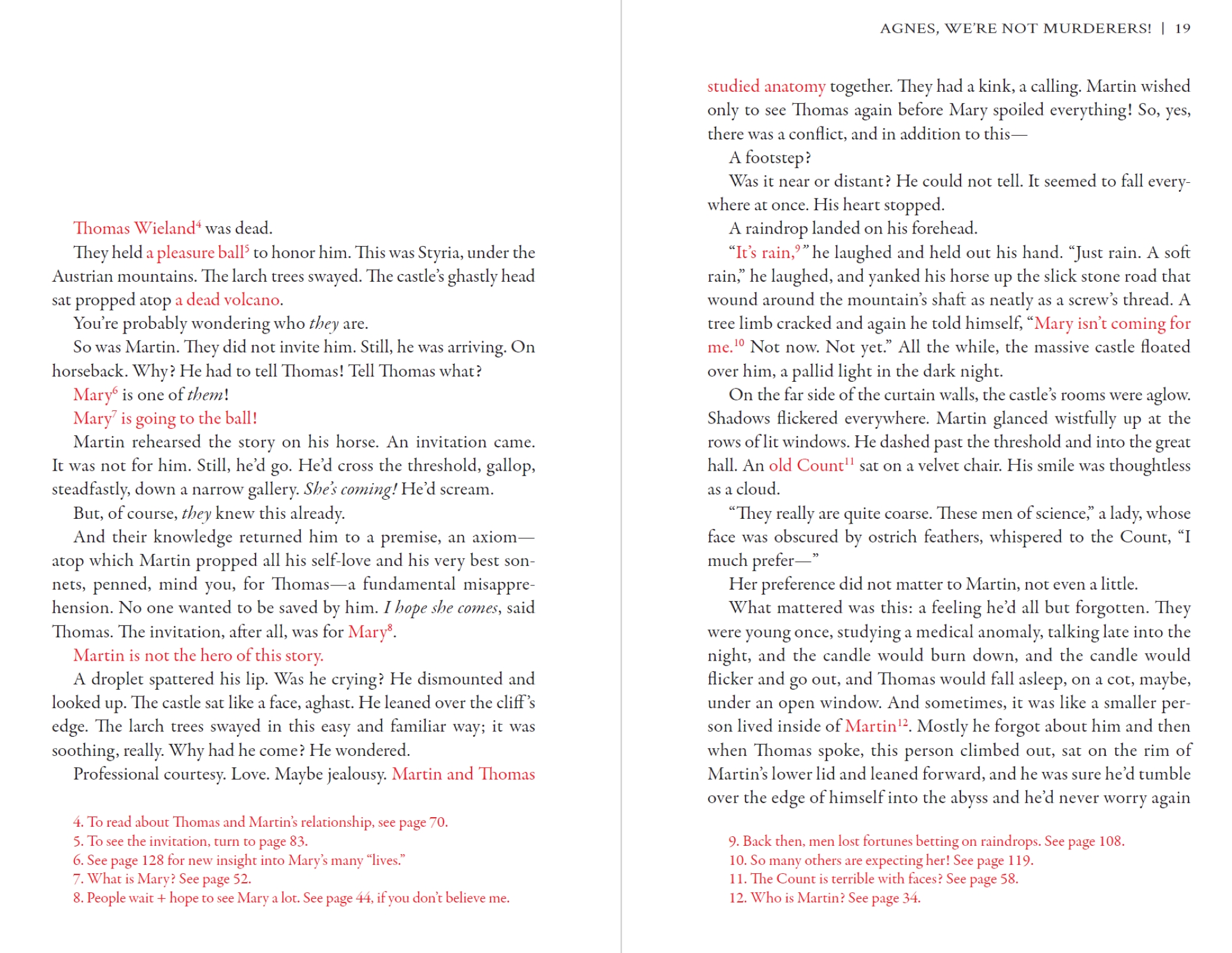 Agnes, We're Not Murderers!