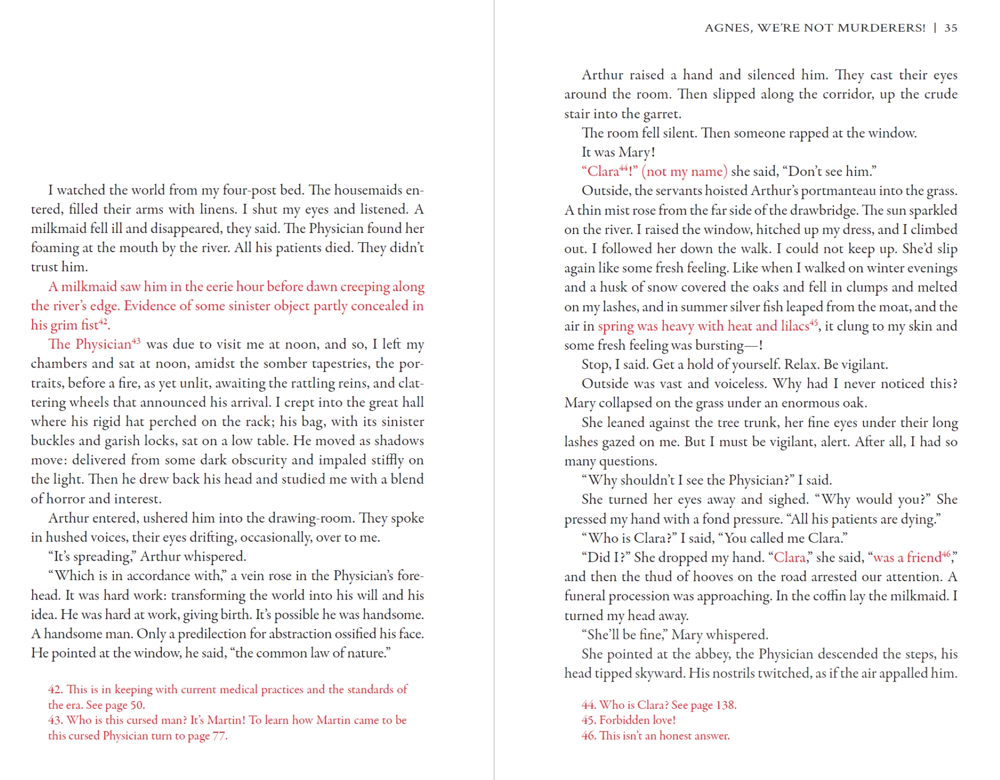 Agnes, We're Not Murderers!