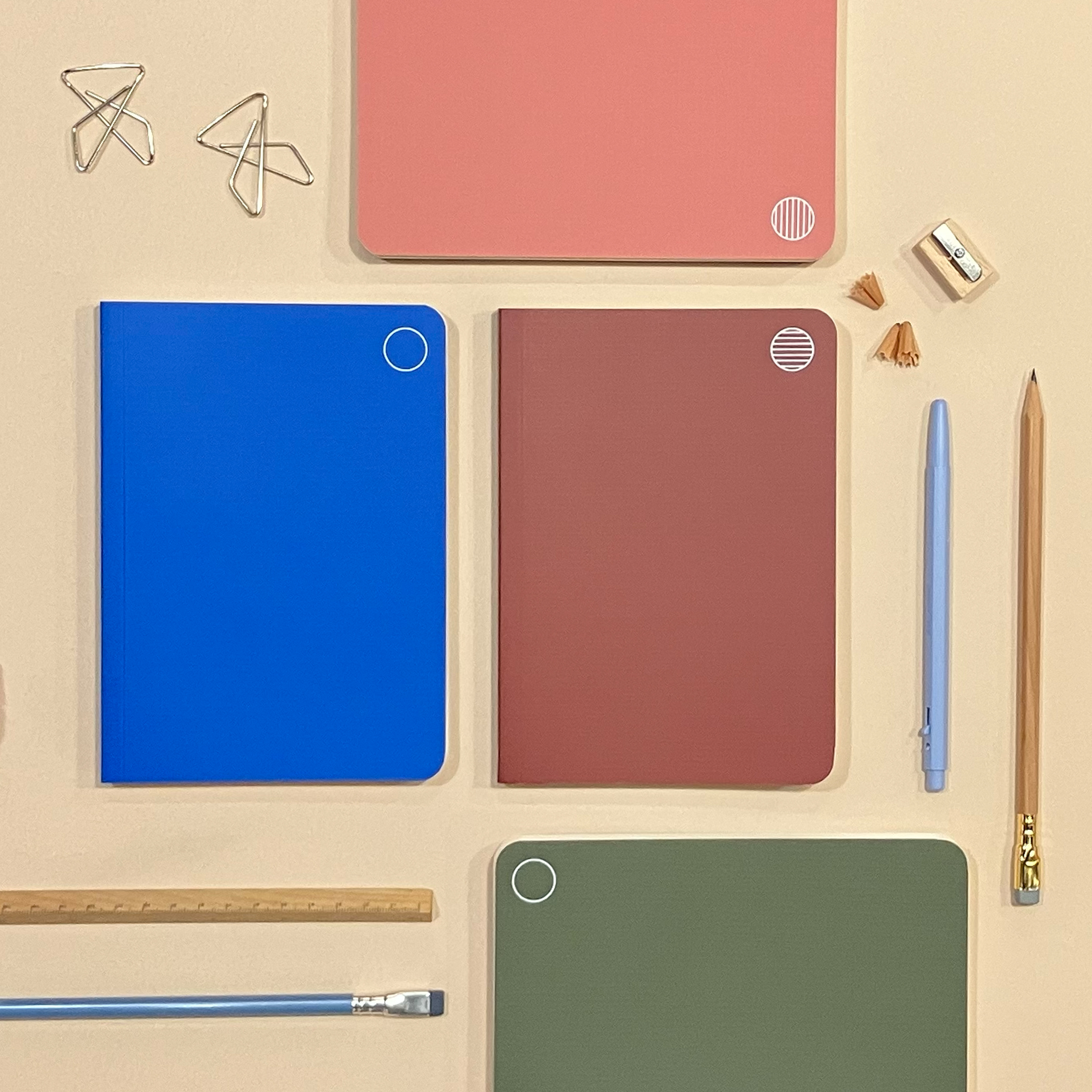 Cornflower Blue B6 Blank Notebook
