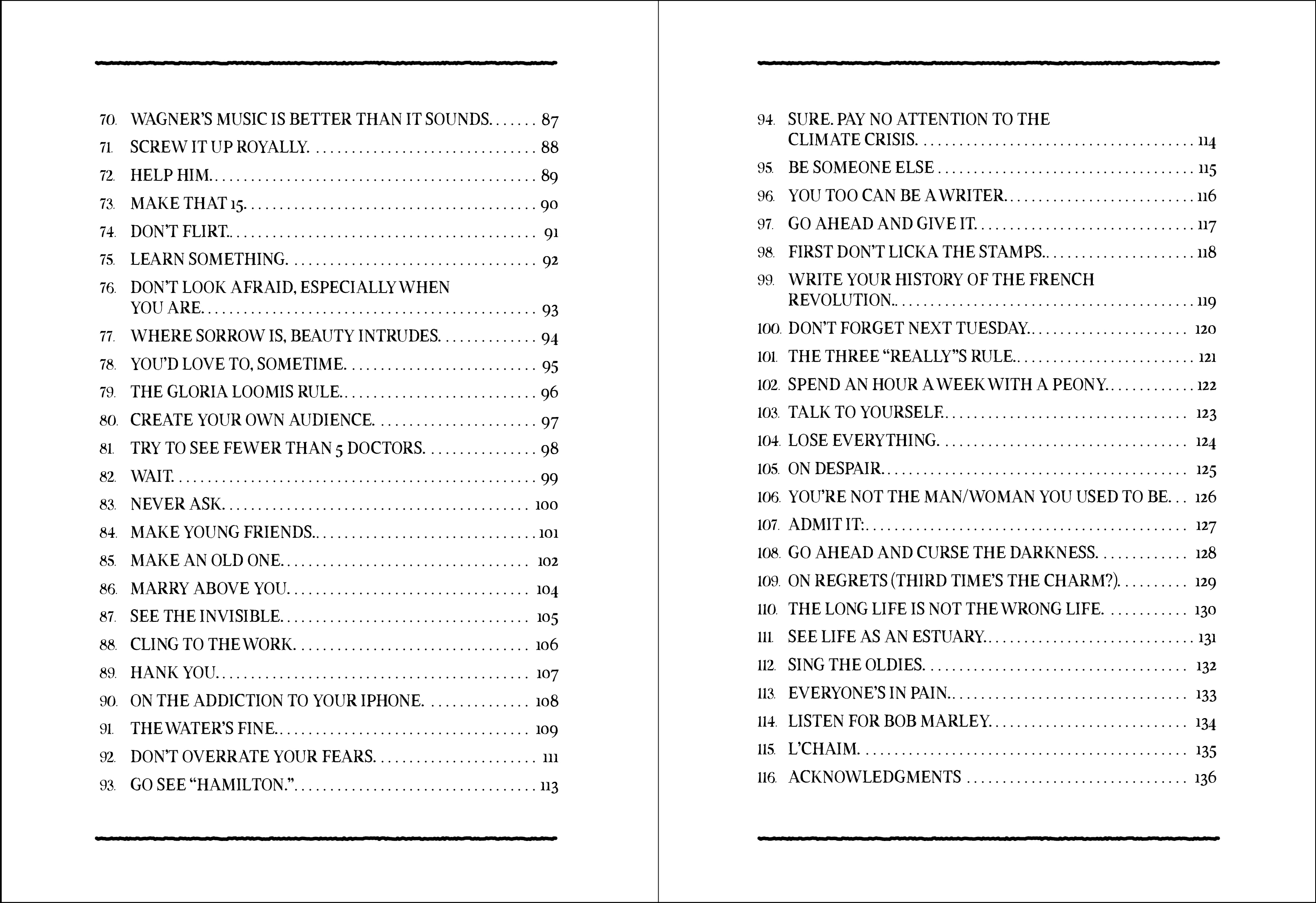 More Rules for Aging