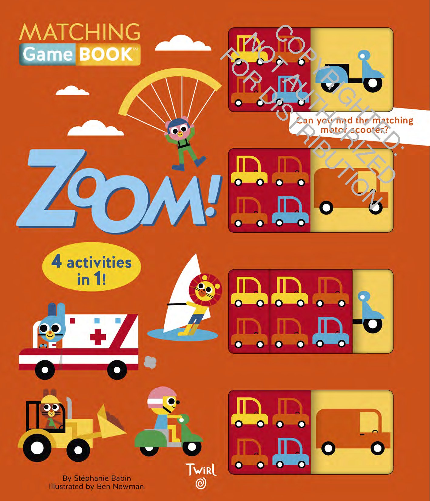Matching Game Book: Zoom!