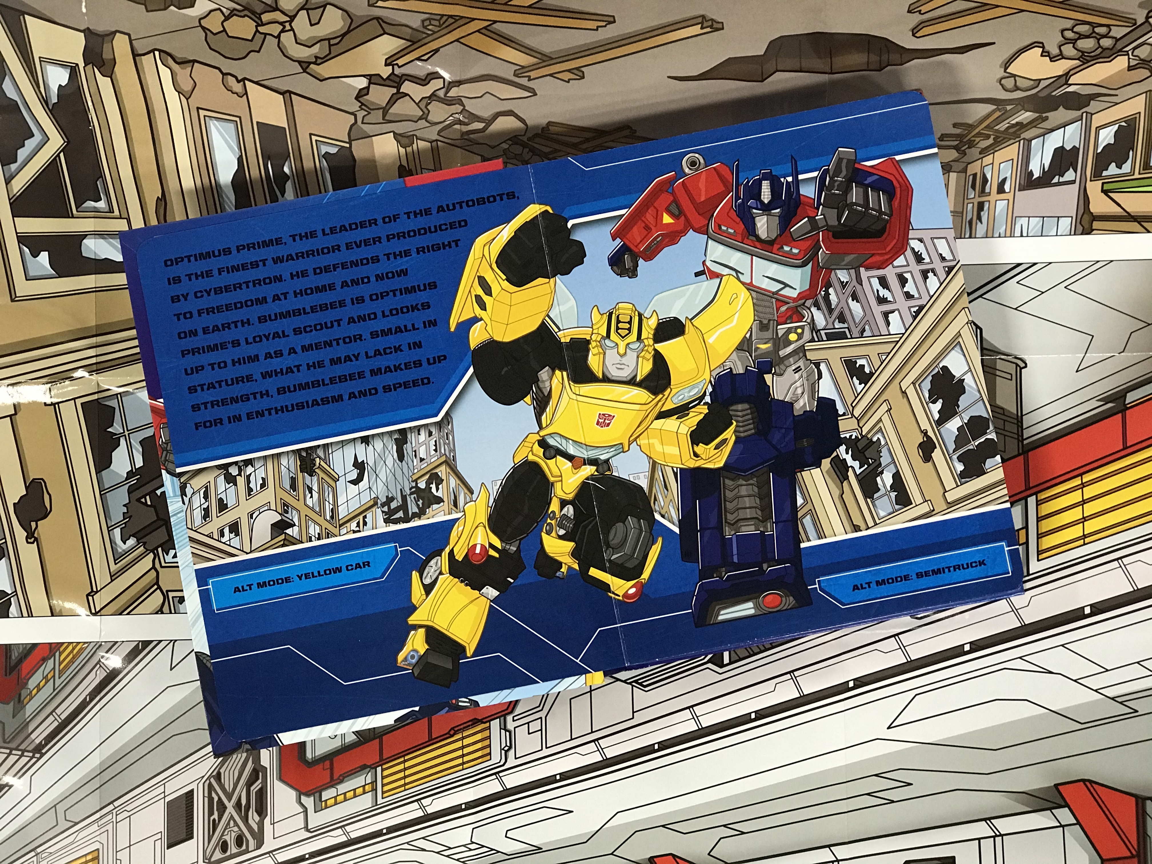 HASBRO TRANSFORMERS MY BUSY BOOK