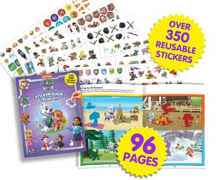 NICK PAW PATROL #2 (GIRLS) STICKER BOOK