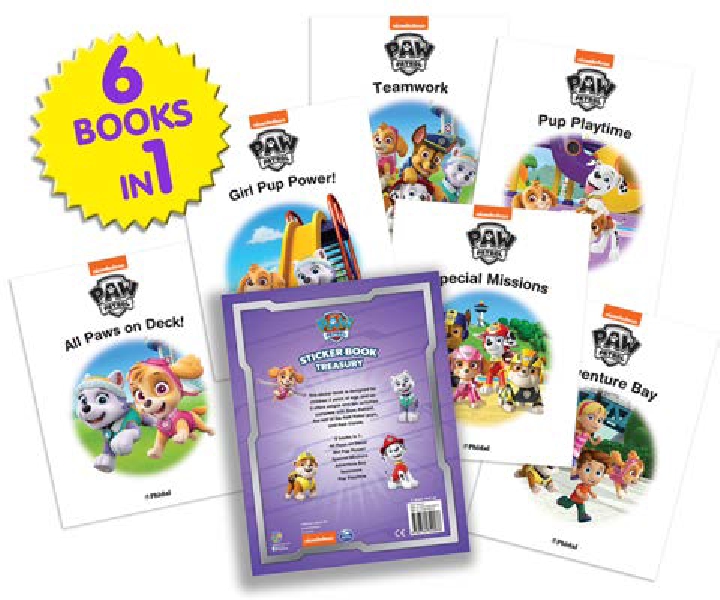 NICK PAW PATROL #2 (GIRLS) STICKER BOOK