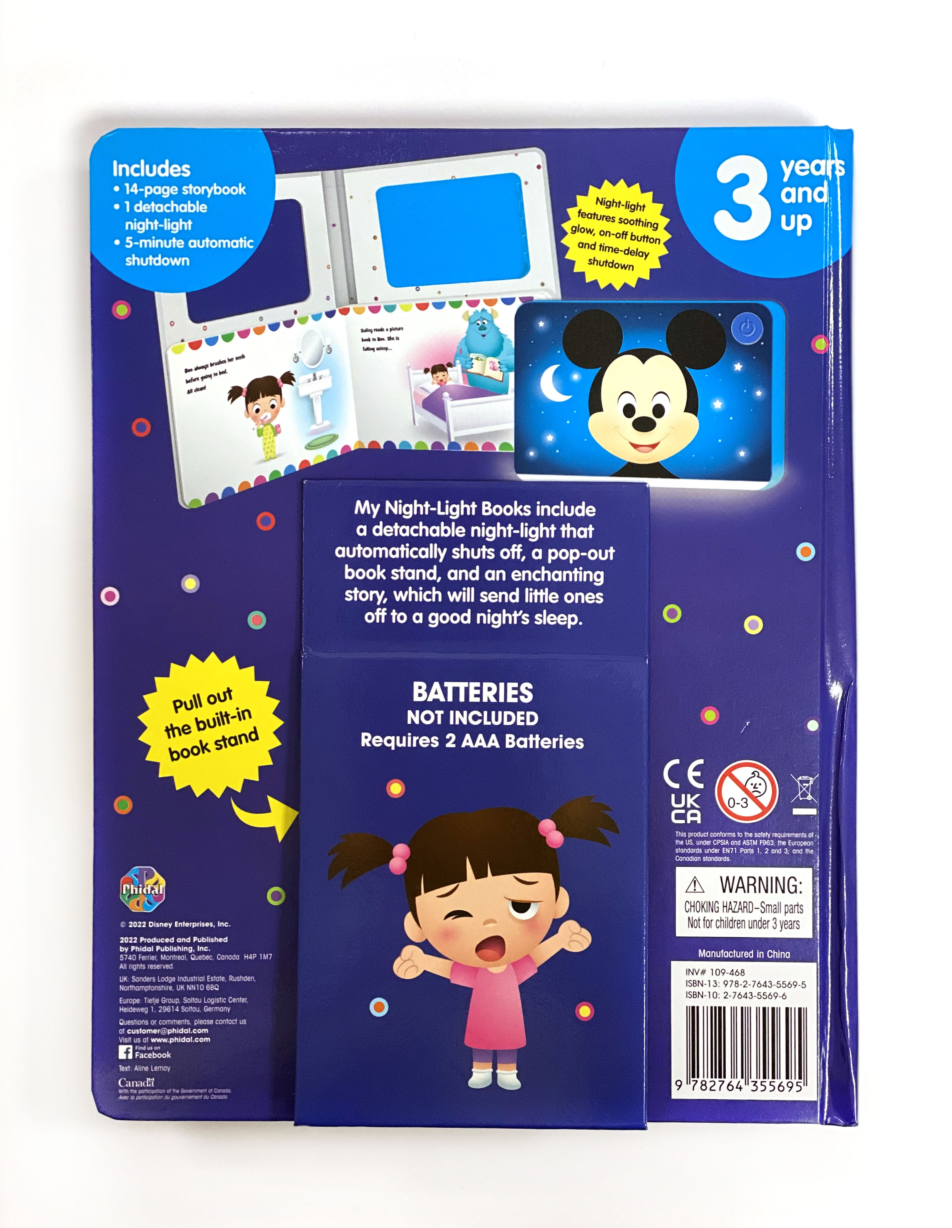 DISNEY BABY NIGHT LIGHT BOOK