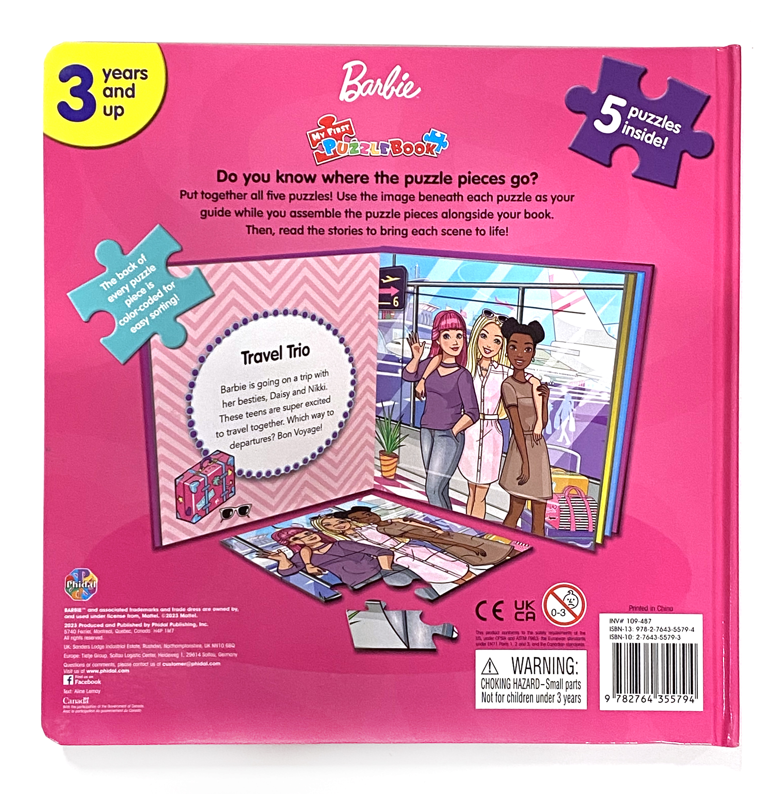 MATTEL BARBIE MY FIRST PUZZLE BOOK