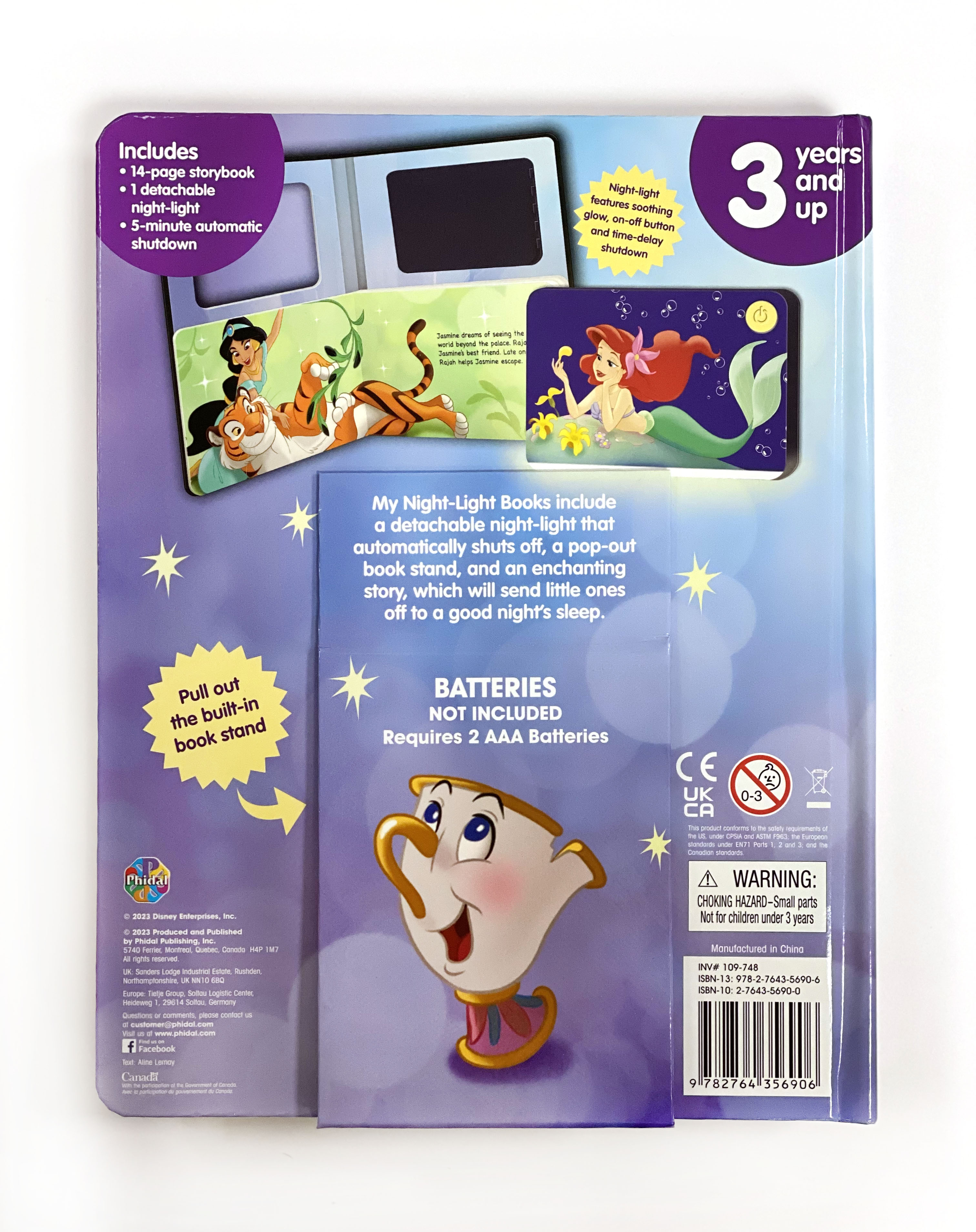 DISNEY PRINCESS NIGHT LIGHT BOOK