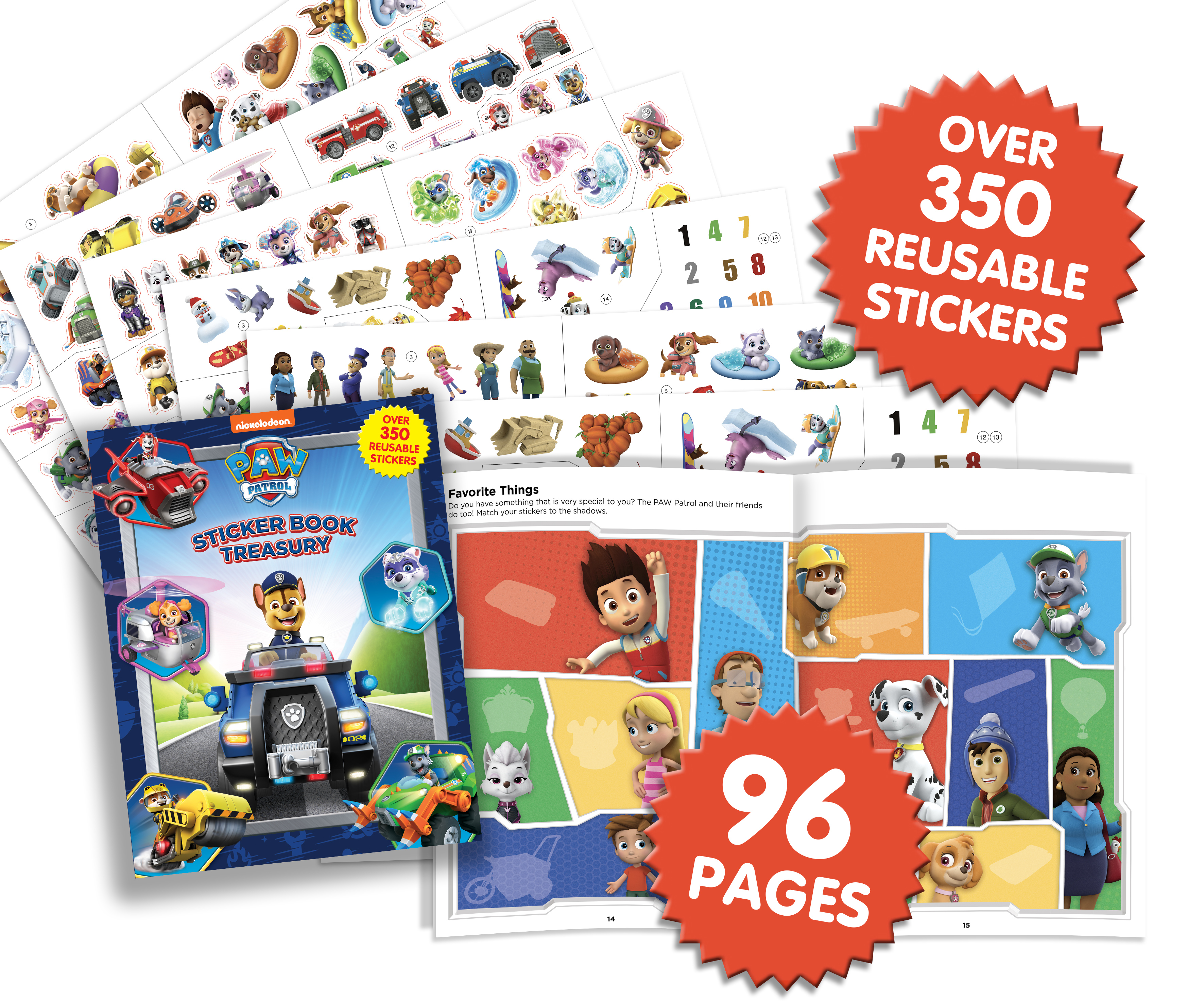 NICK PAW PATROL #3 STICKER BOOK TREASURY