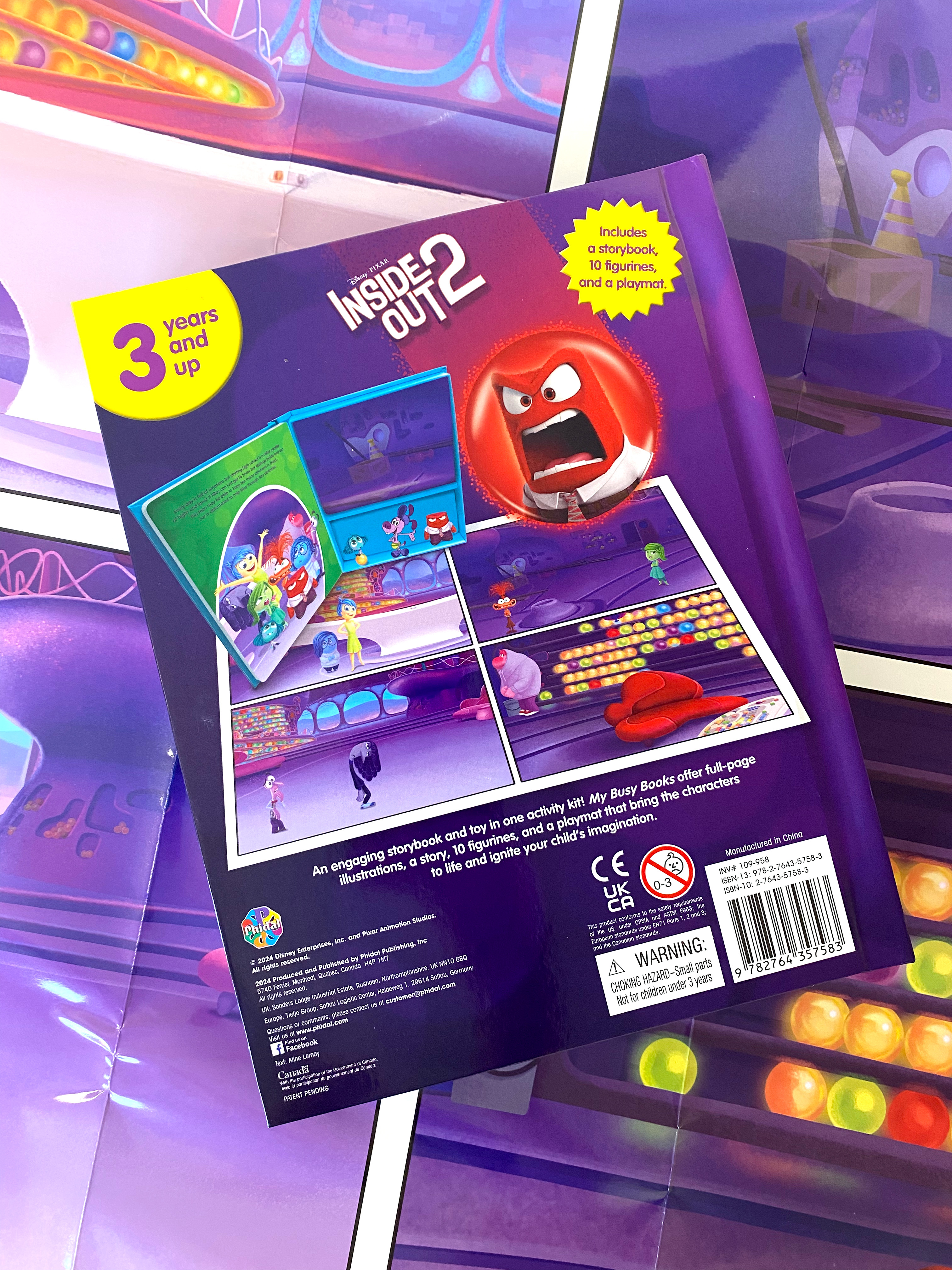 DISNEY INSIDE OUT 2 MY BUSY BOOKS