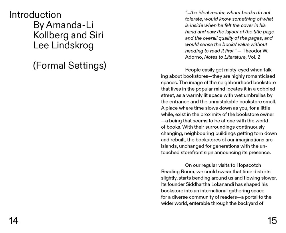 Notes on Book Design