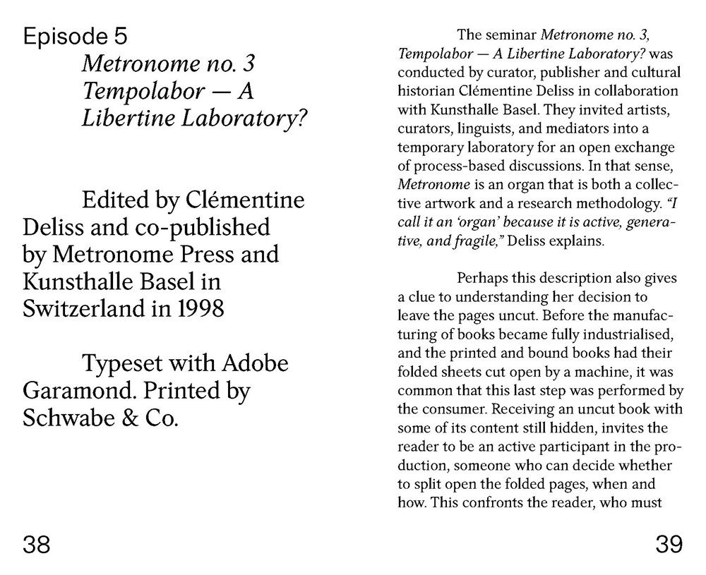 Notes on Book Design