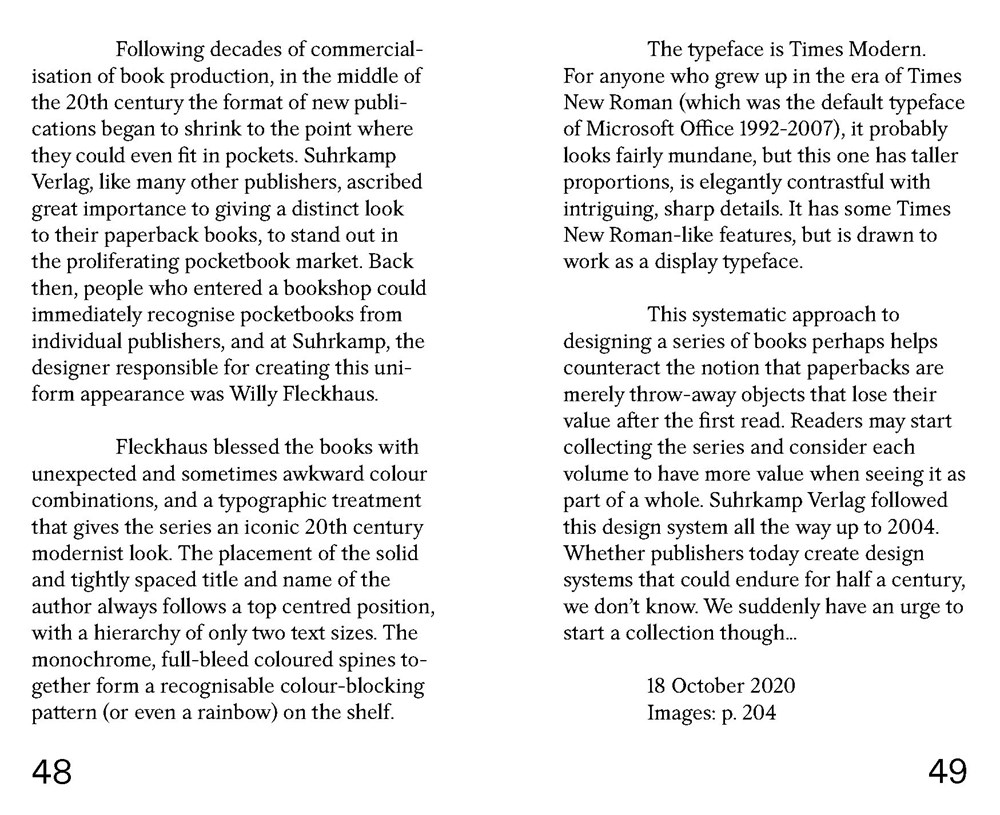 Notes on Book Design