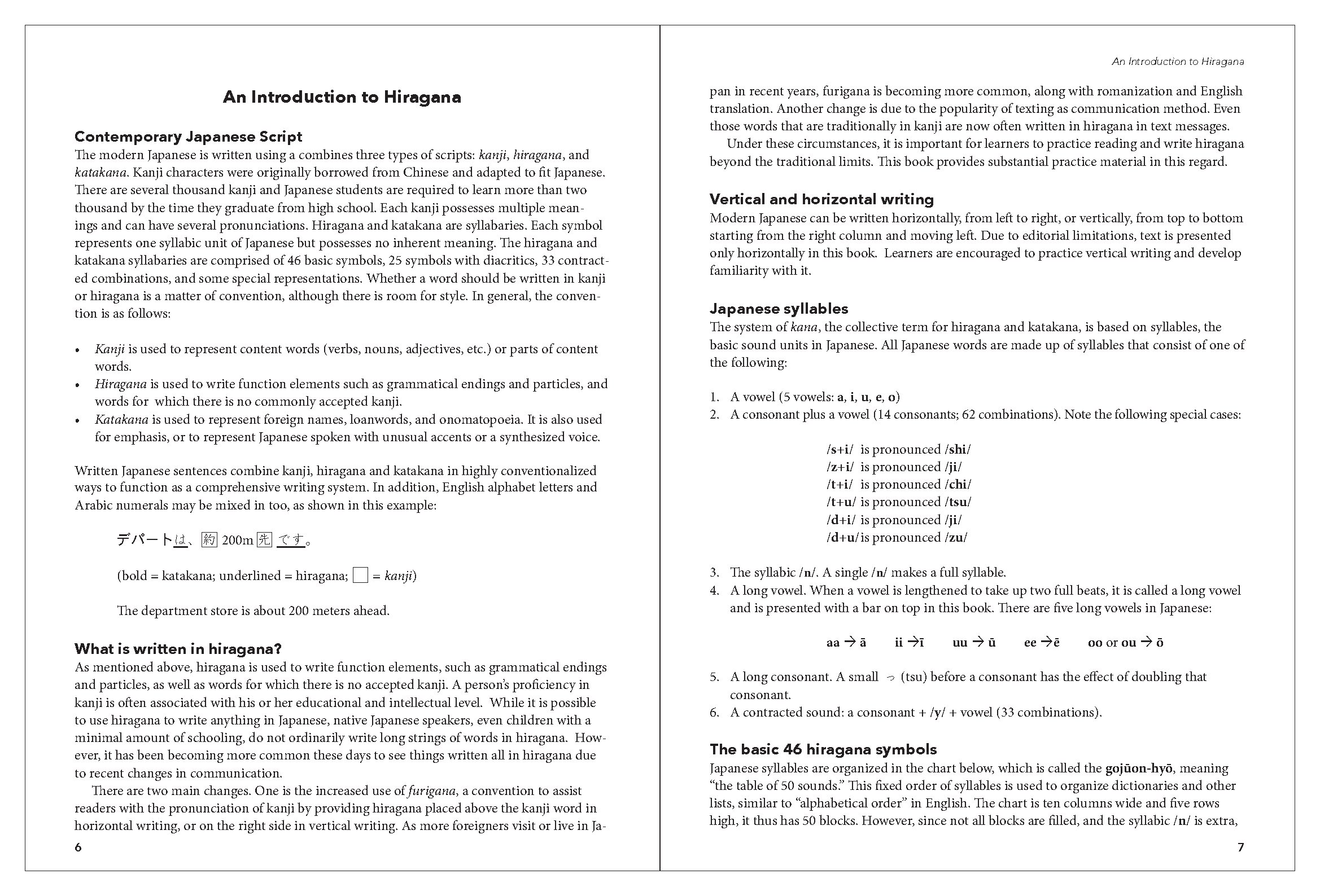 Reading and Writing Japanese Hiragana