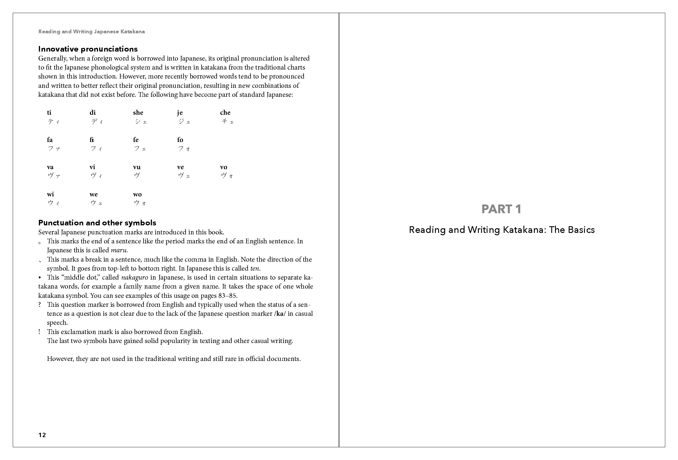 Reading and Writing Japanese Katakana