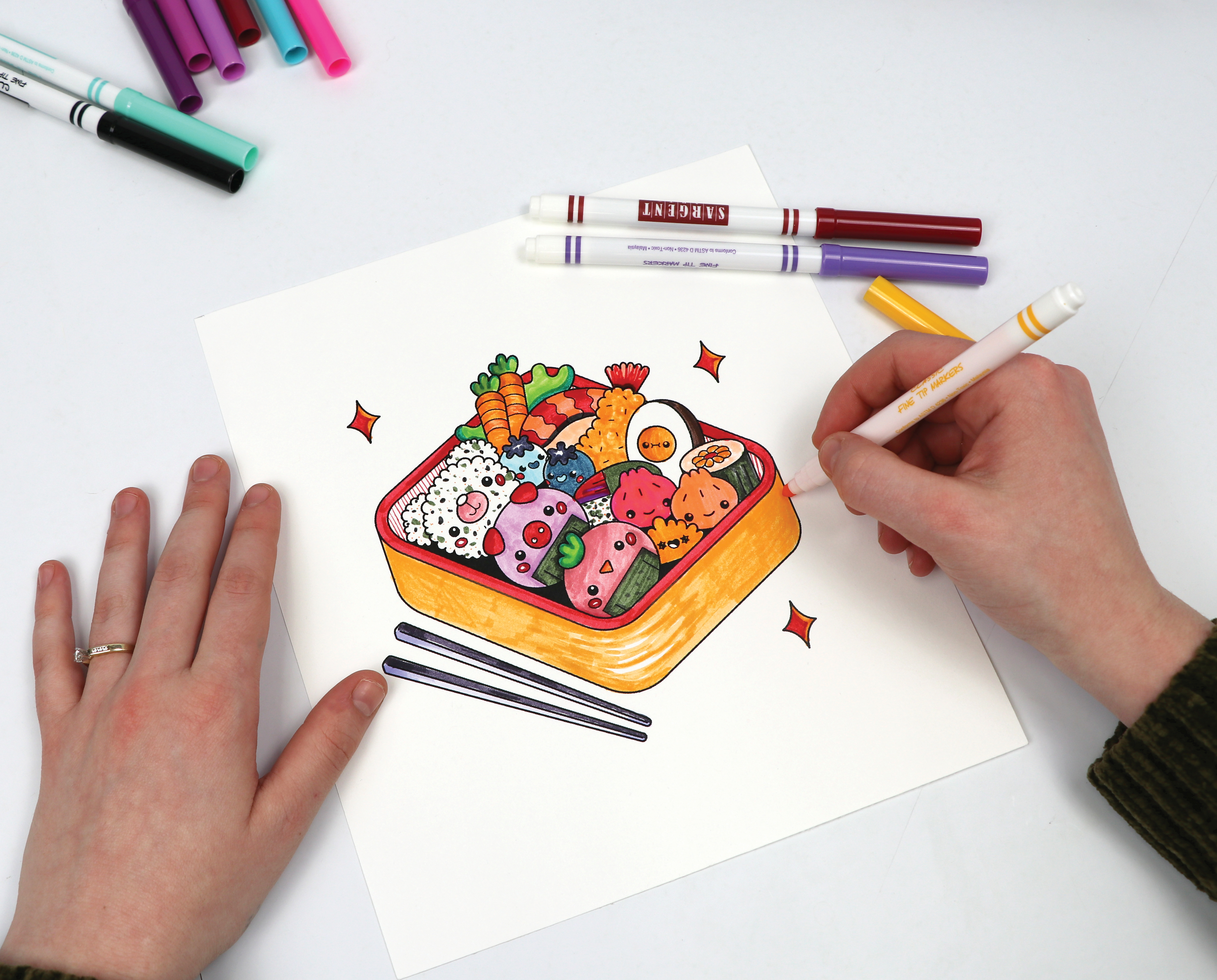 The Super Kawaii Coloring Book