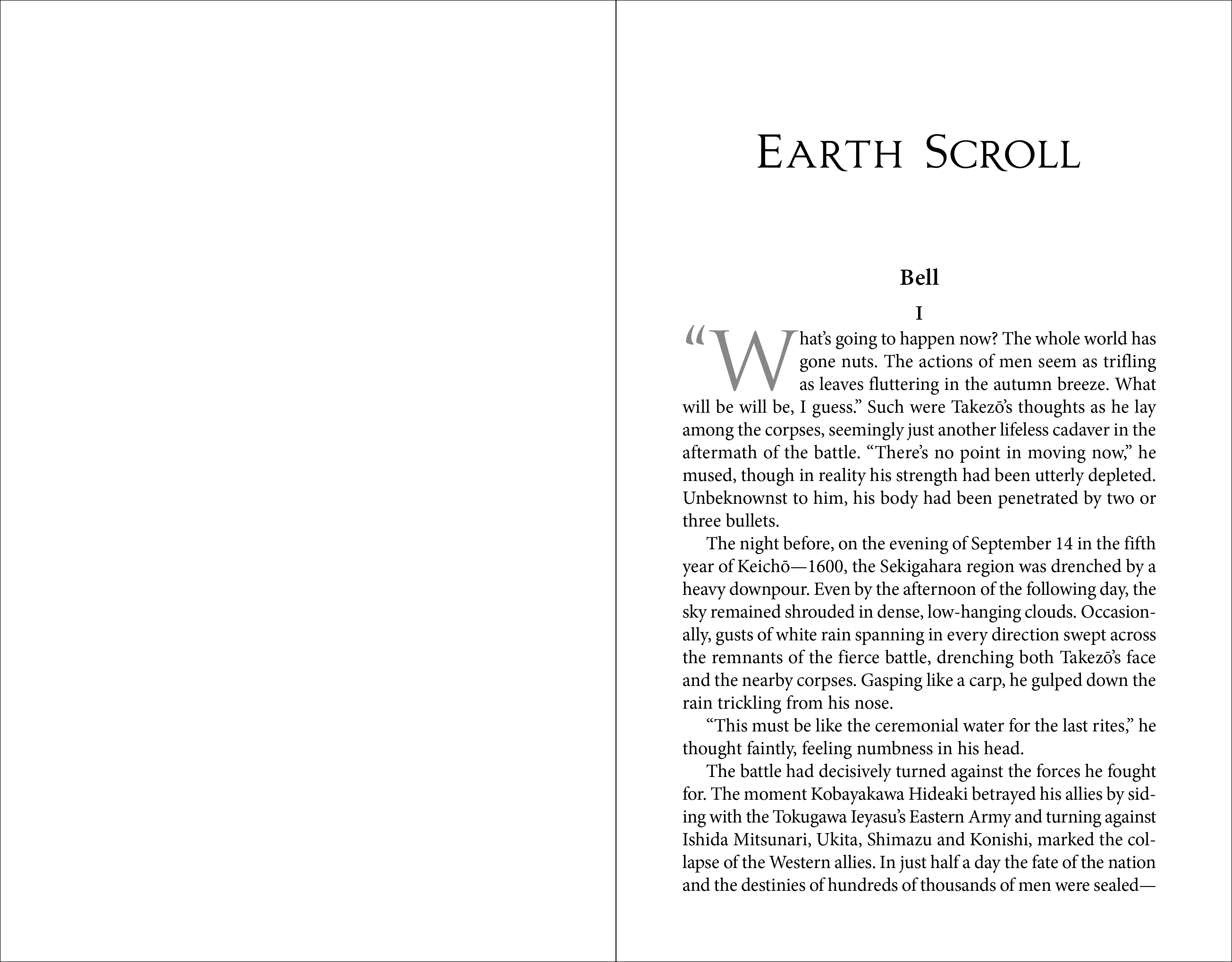 Musashi: Book 1 - Earth, Water and Fire