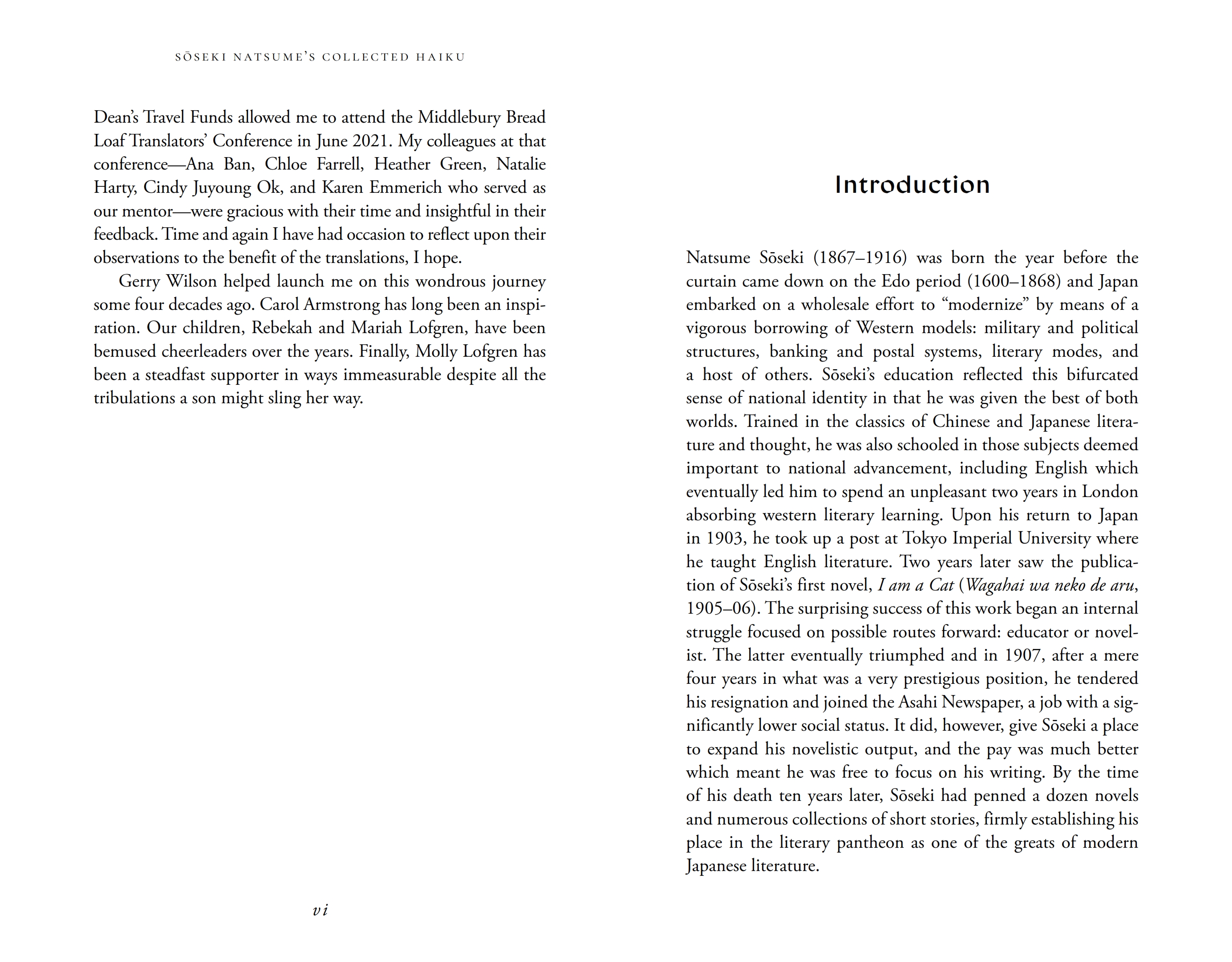 Soseki Natsume's Collected Haiku