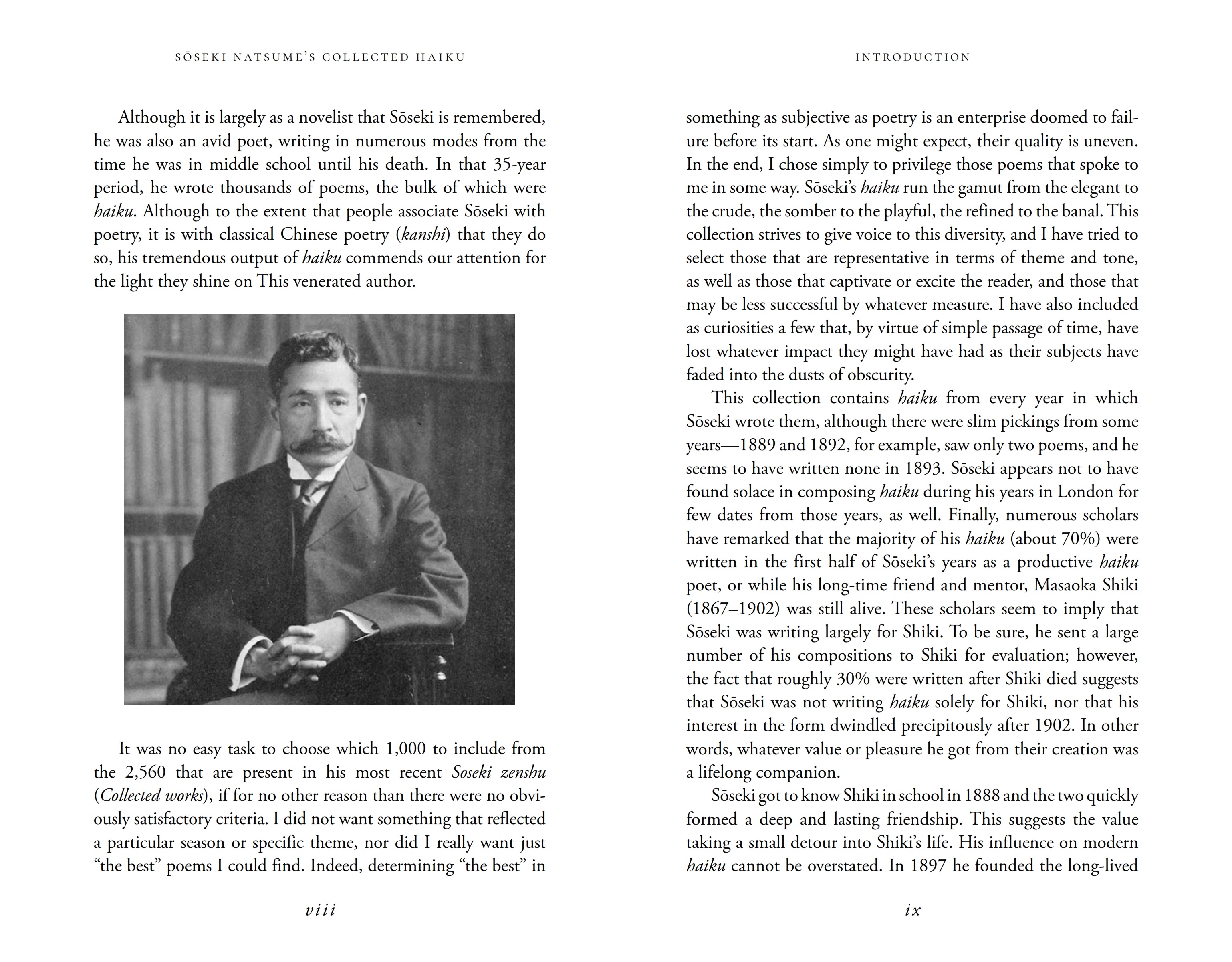 Soseki Natsume's Collected Haiku