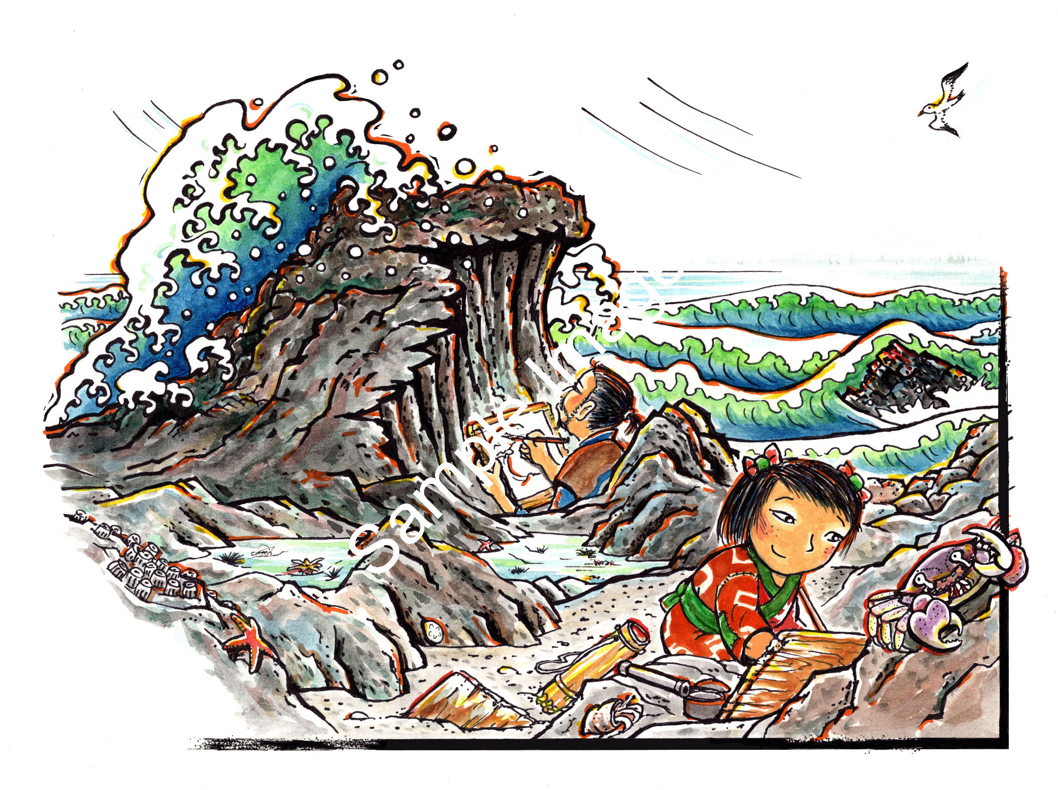 Hokusai's Daughter