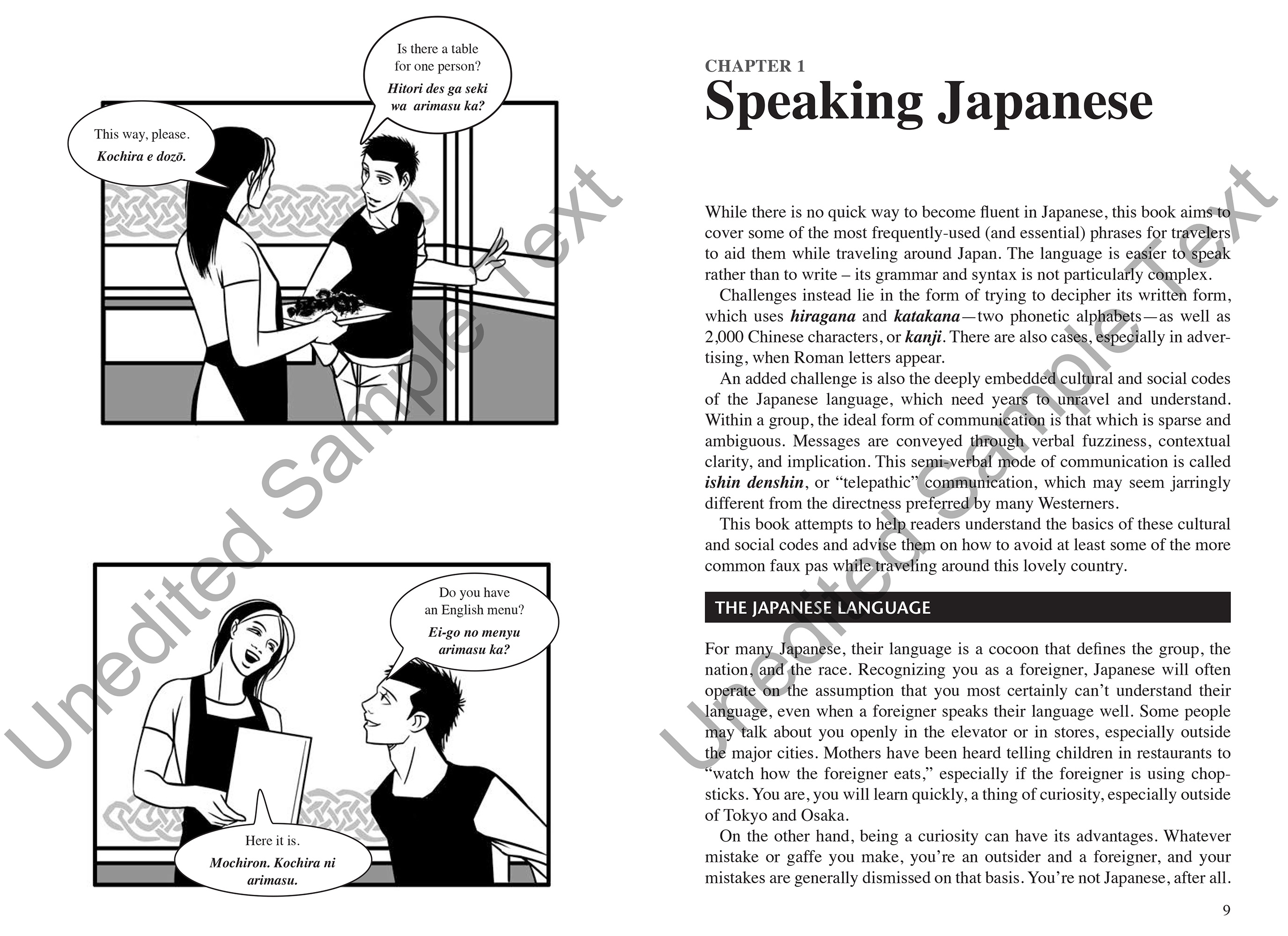 Japanese for Travelers Phrasebook & Dictionary