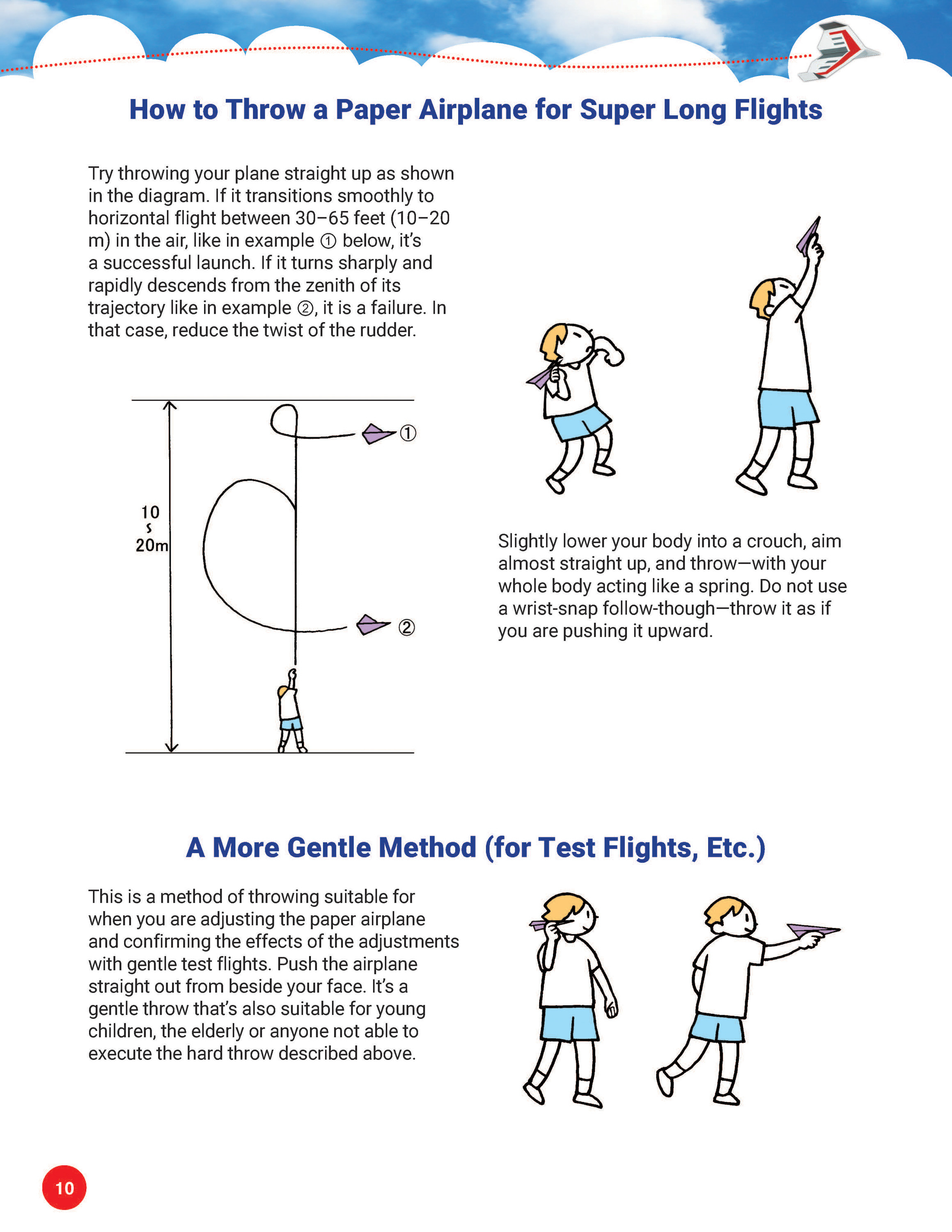Ultra Long Flight Paper Airplanes