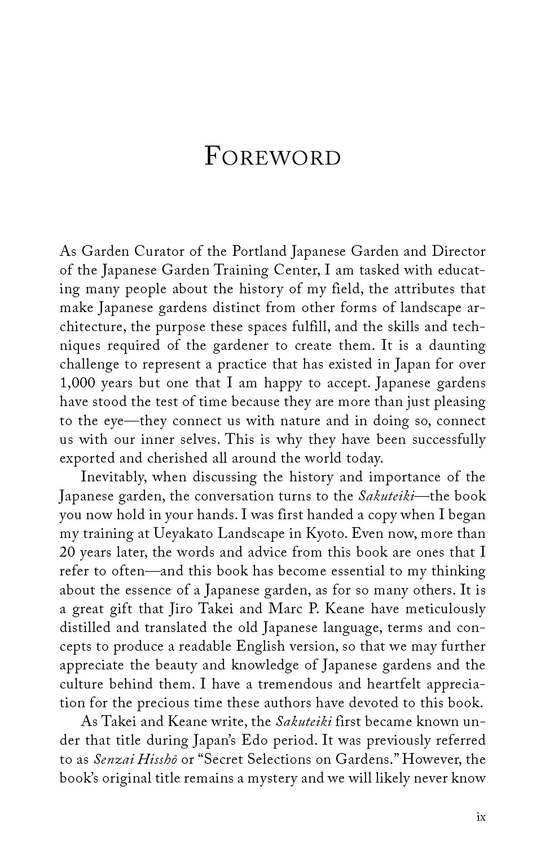 Sakuteiki: Visions of the Japanese Garden