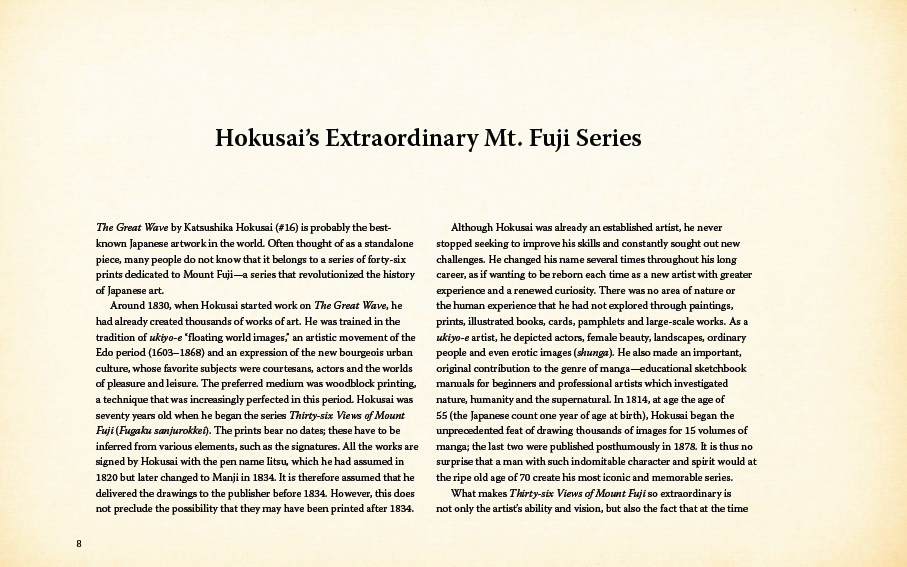 Hokusai's Thirty-Six Views of Mount Fuji