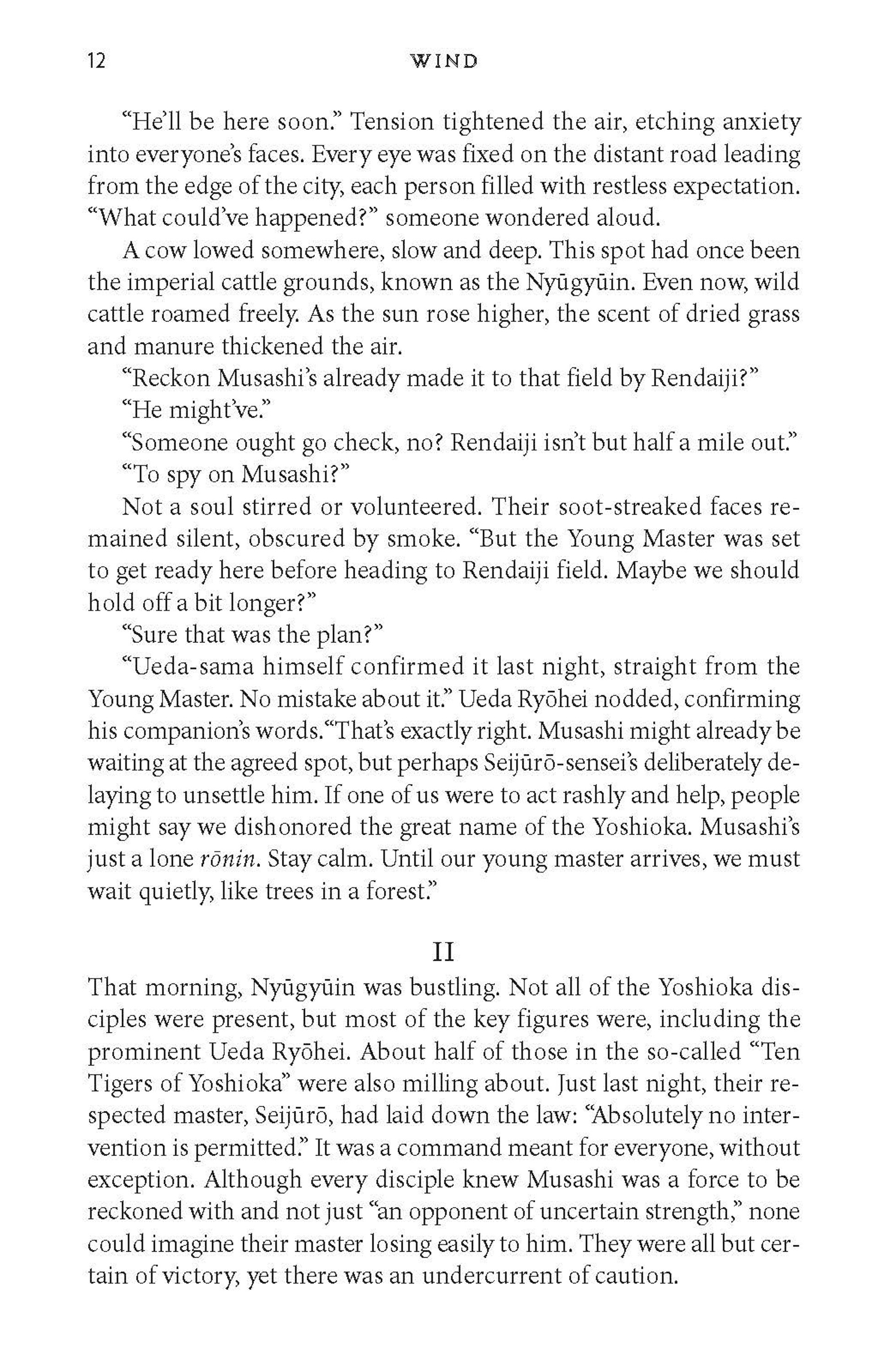 Musashi: Book Two - Wind & Ether - The Novel