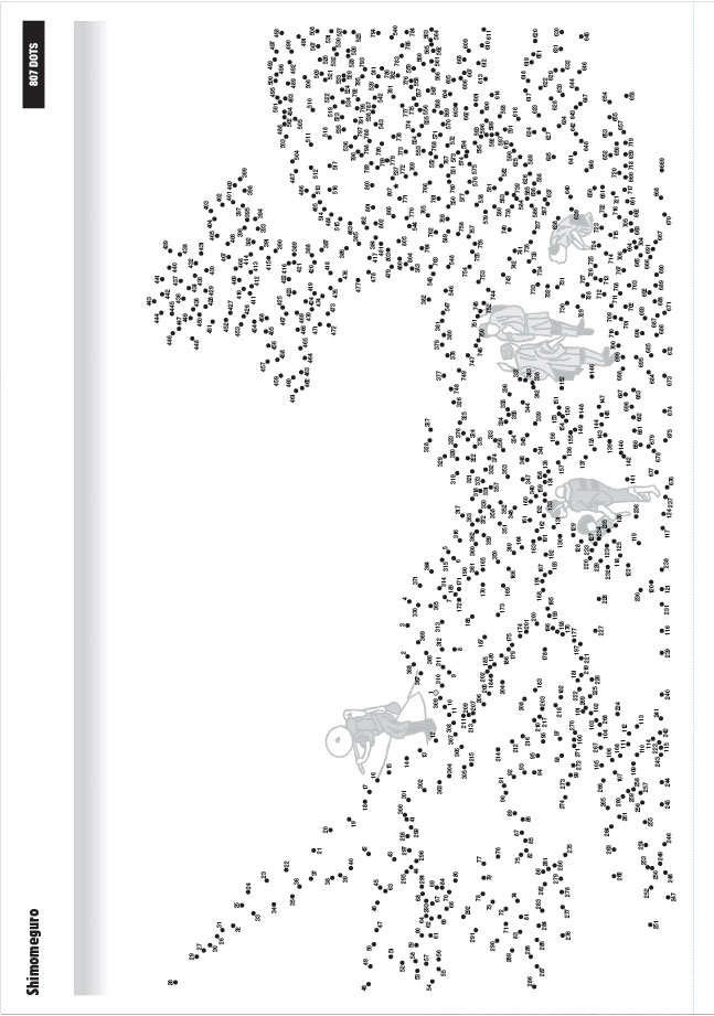 Hokusai Dot-to-Dot Puzzle Book