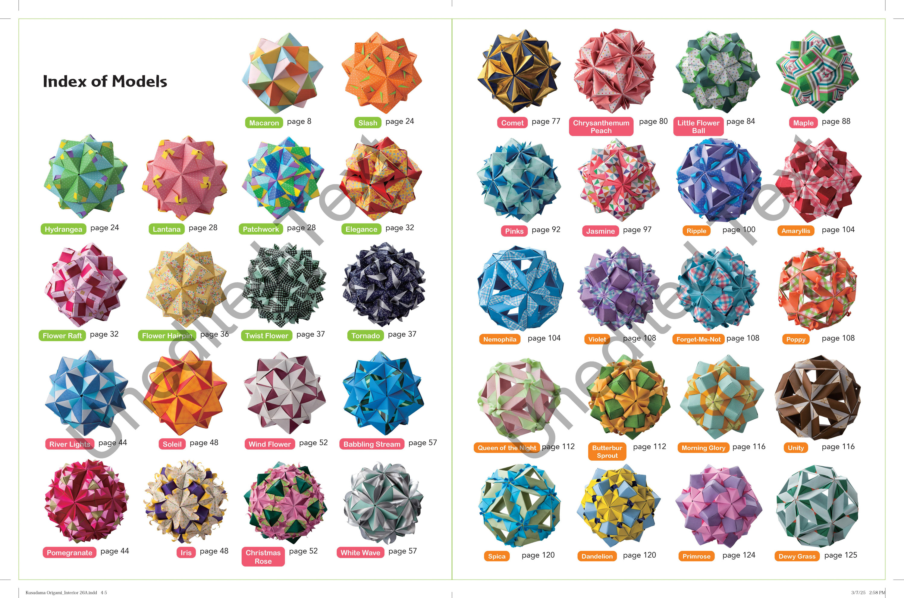 Tomoko Fuse's Kusudama Origami