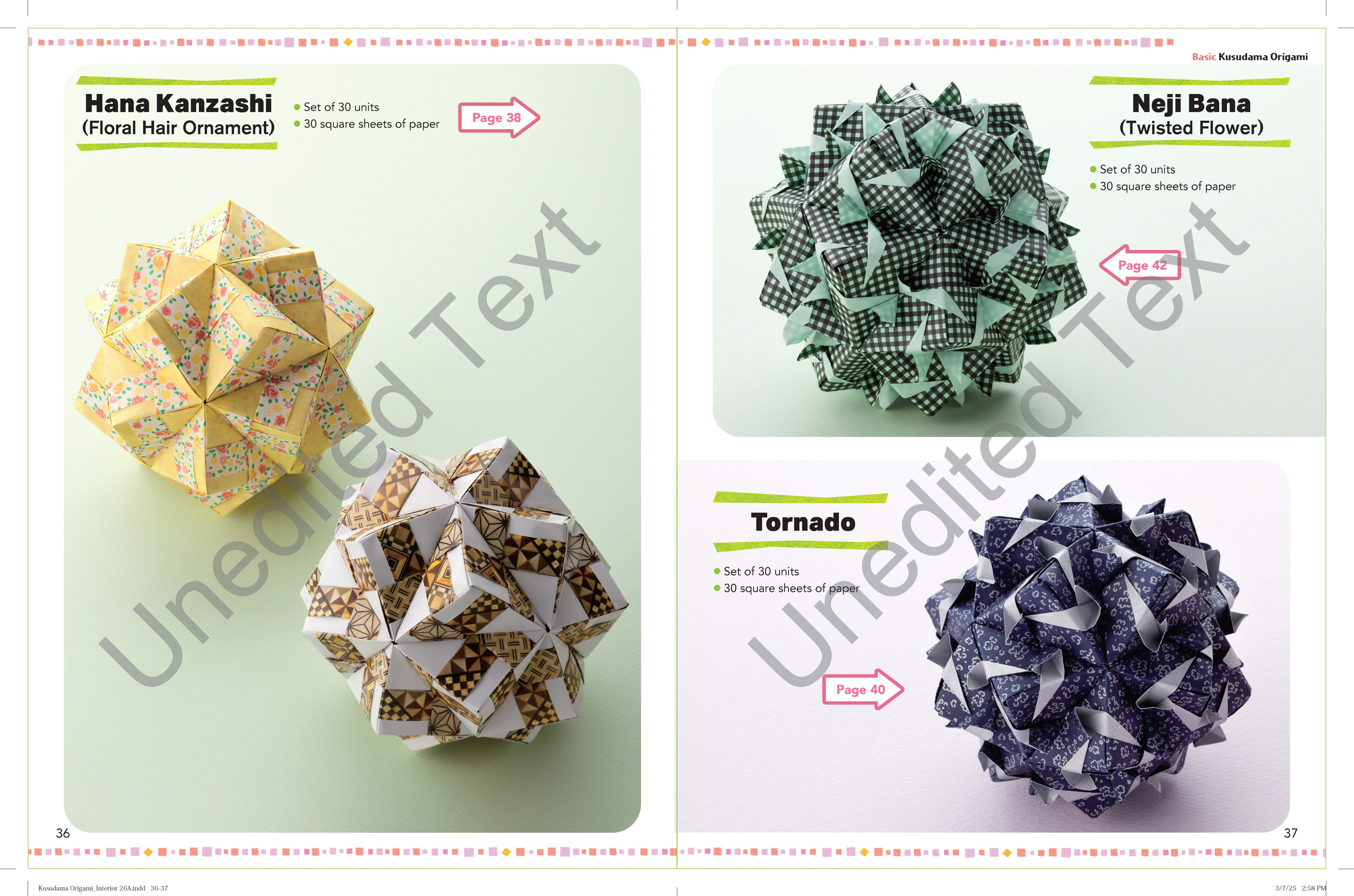 Tomoko Fuse's Kusudama Origami