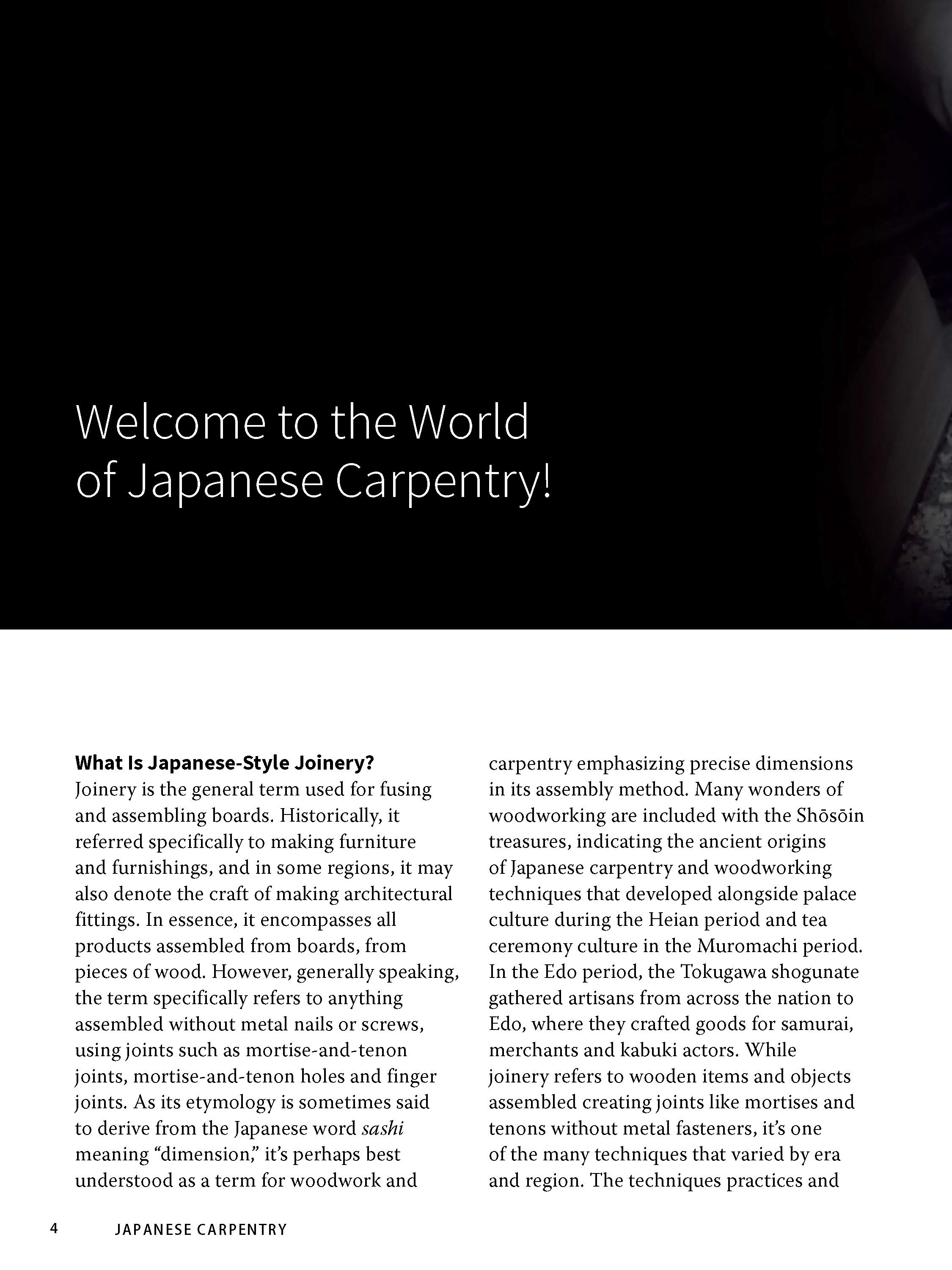Japanese Carpentry