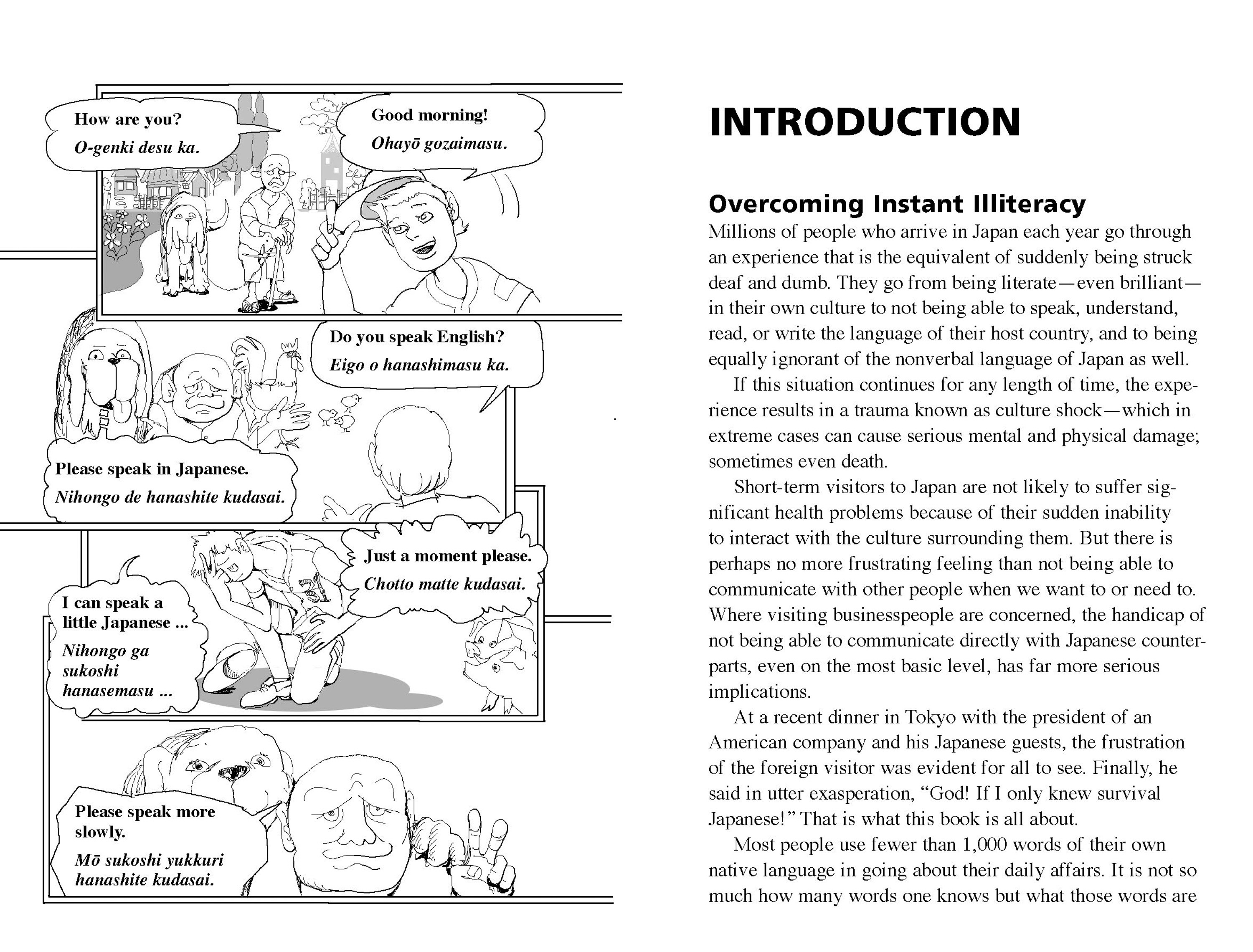 Survival Japanese Phrasebook & Dictionary