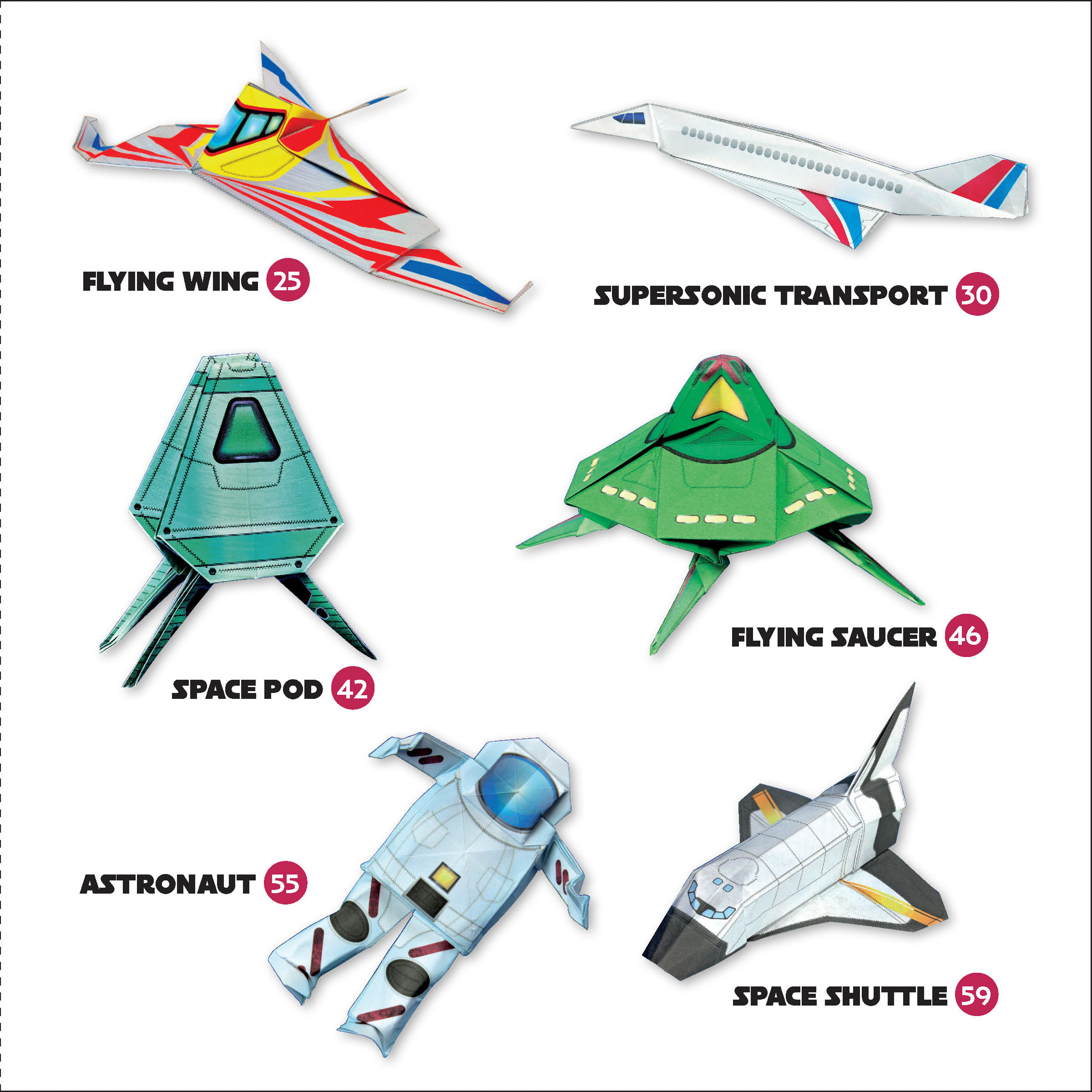 Air and Space Origami
