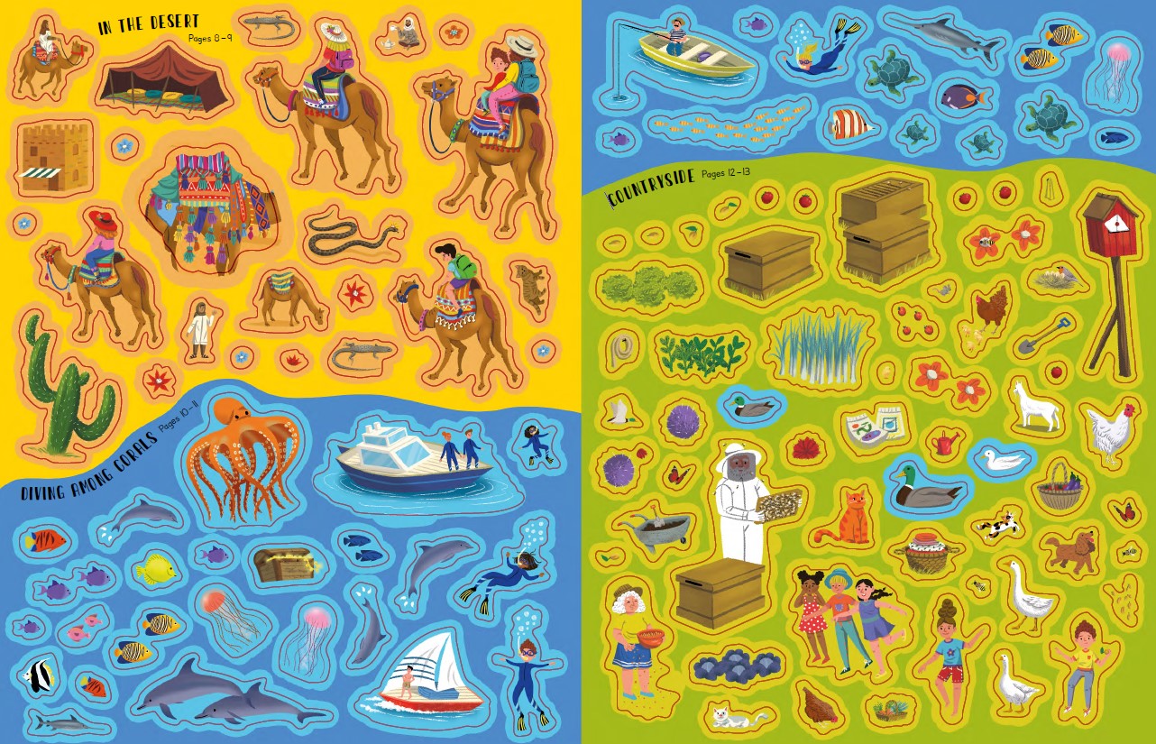 Vacations. Deluxe Sticker Book